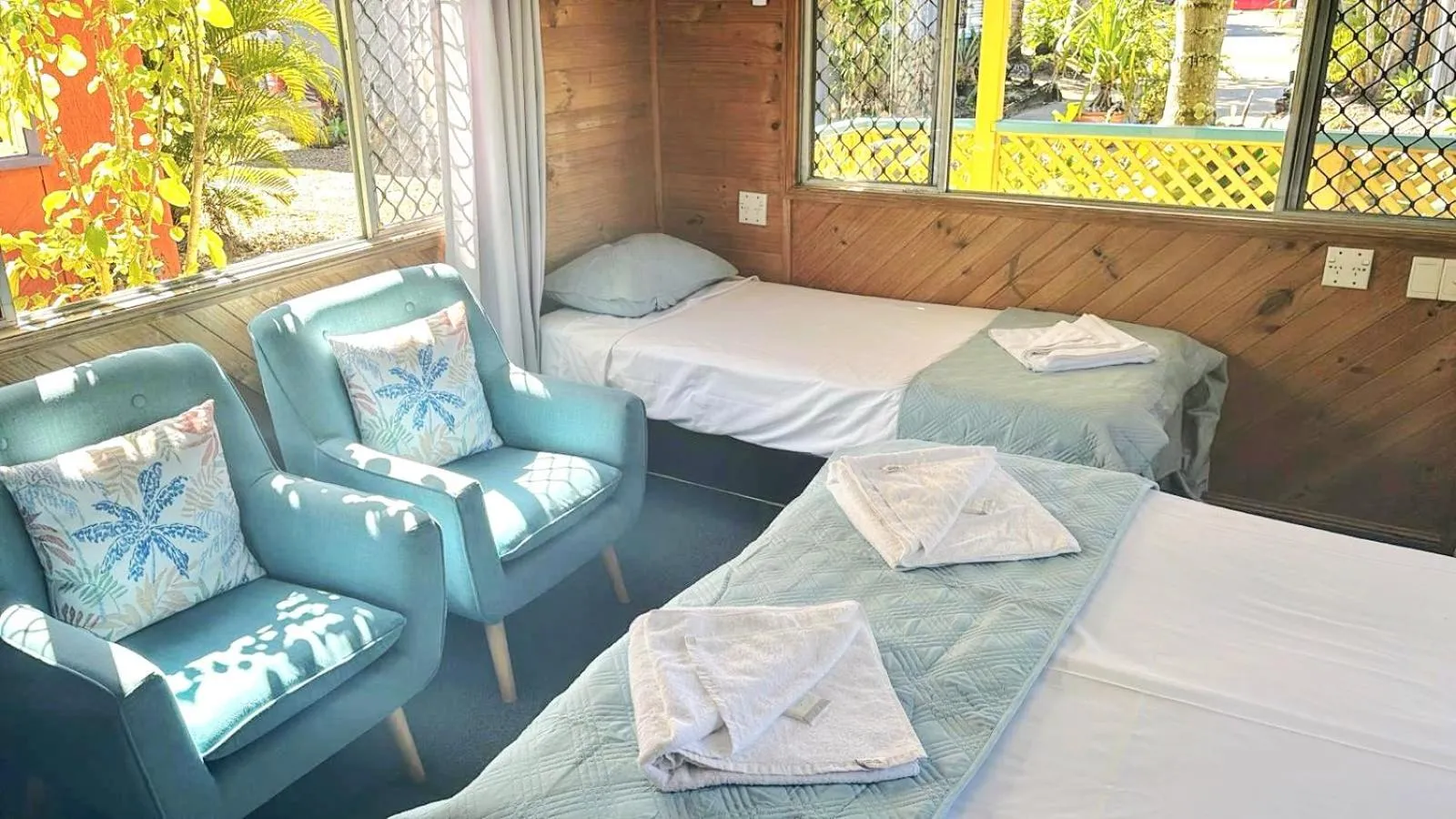 Bed in Bargara Gardens Boutique Villas