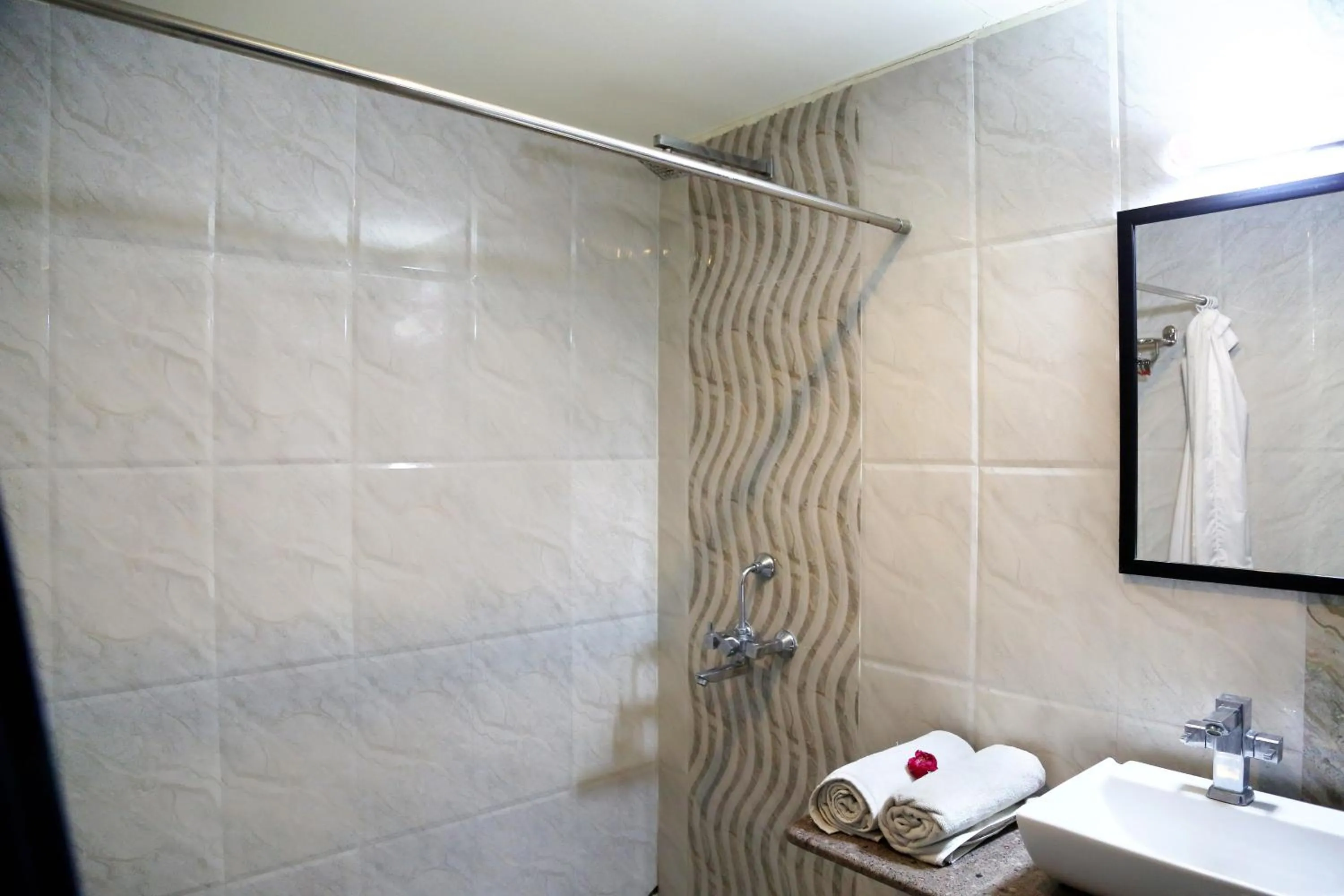 Bathroom in Narayans Leela Inn