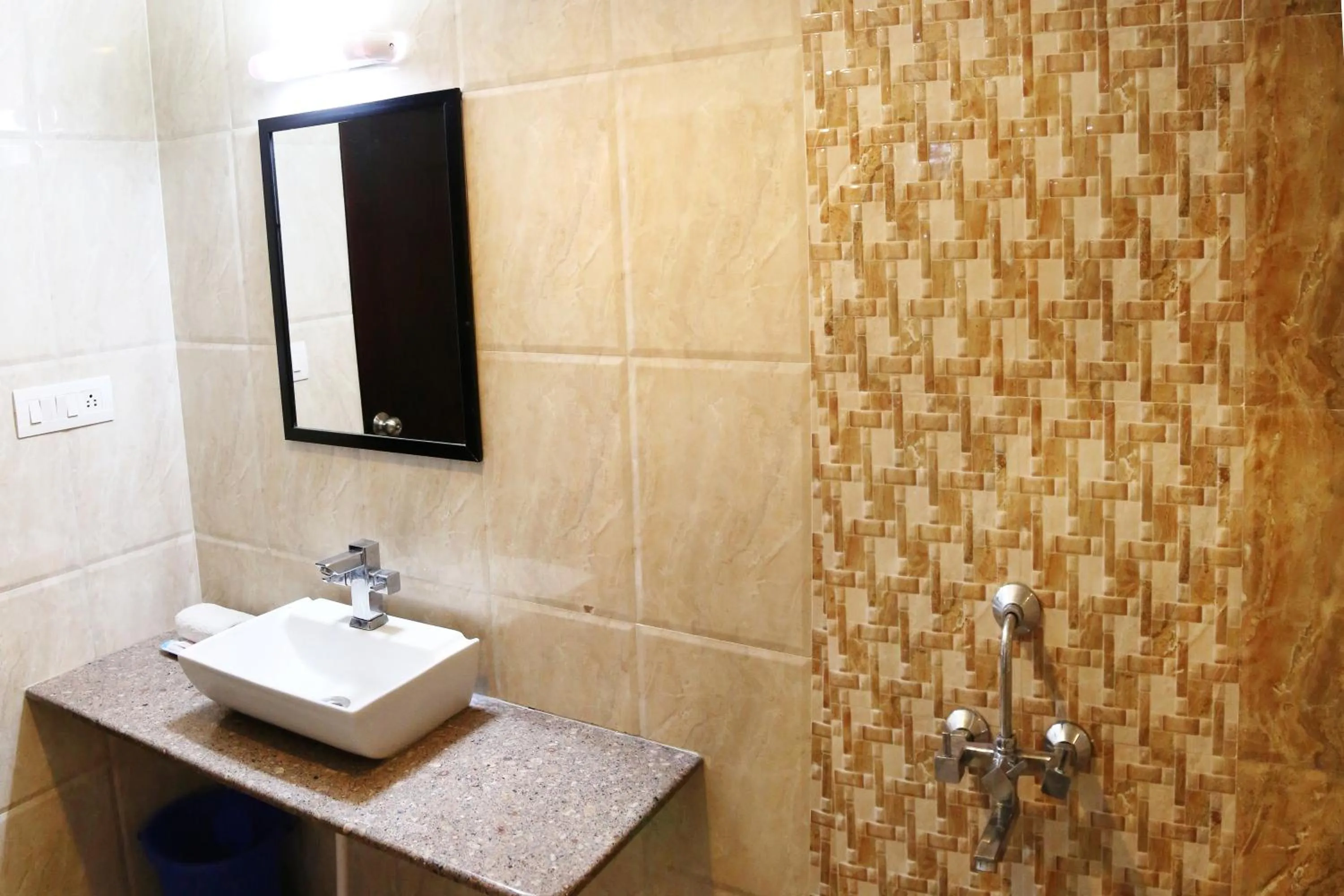 Bathroom in Narayans Leela Inn