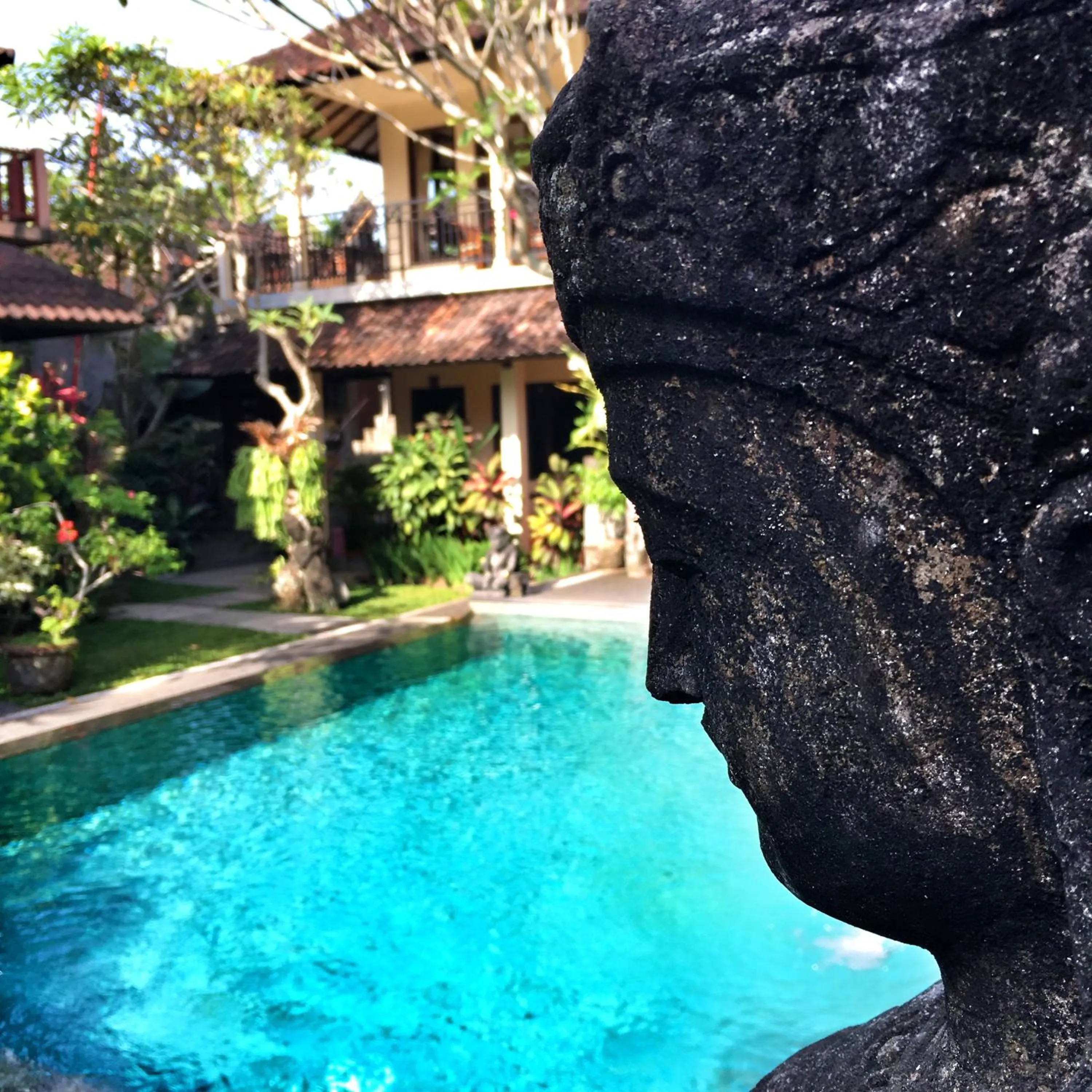 Swimming pool in Merthayasa Bungalows