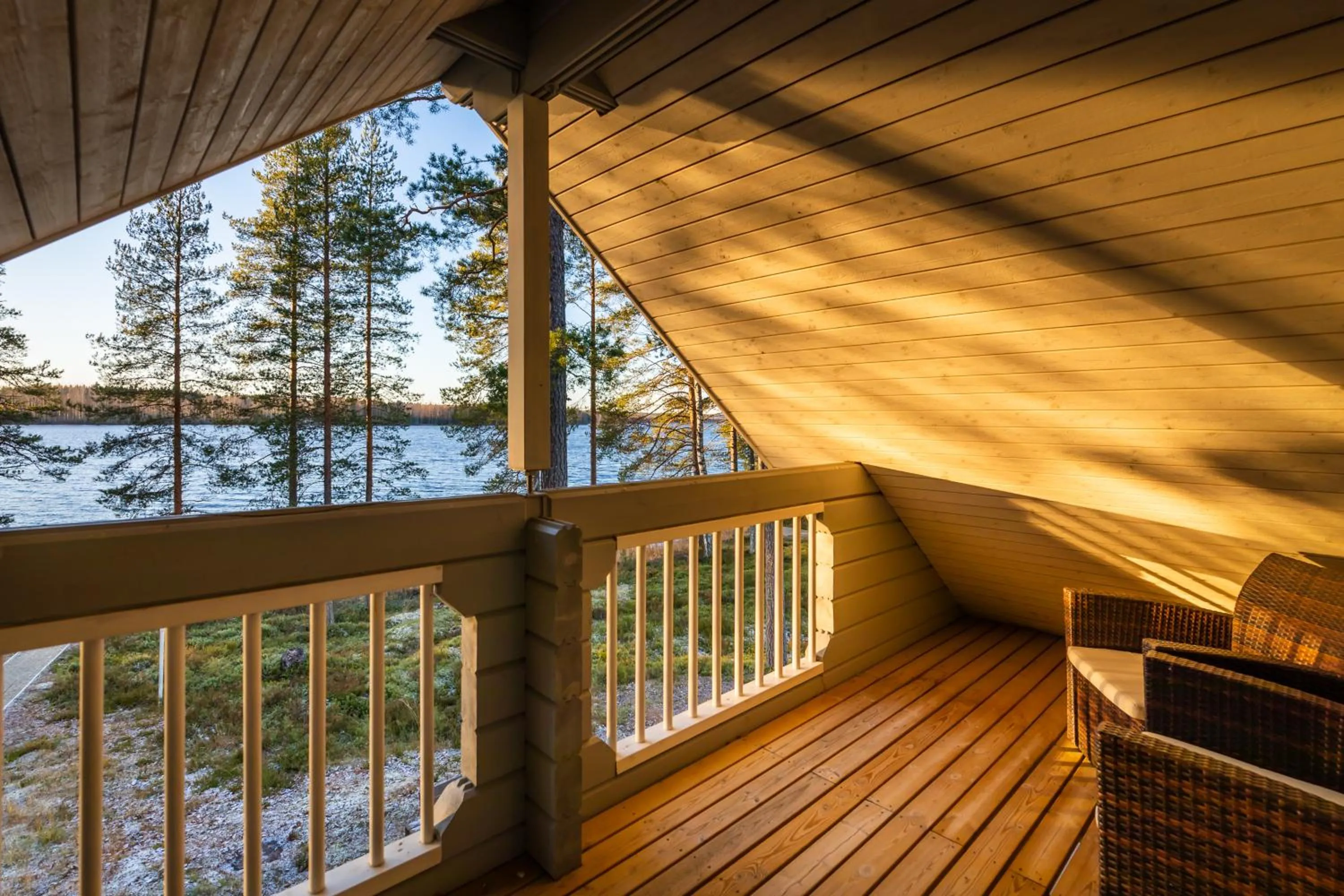 Balcony/Terrace in Lossisaari Tourist Center