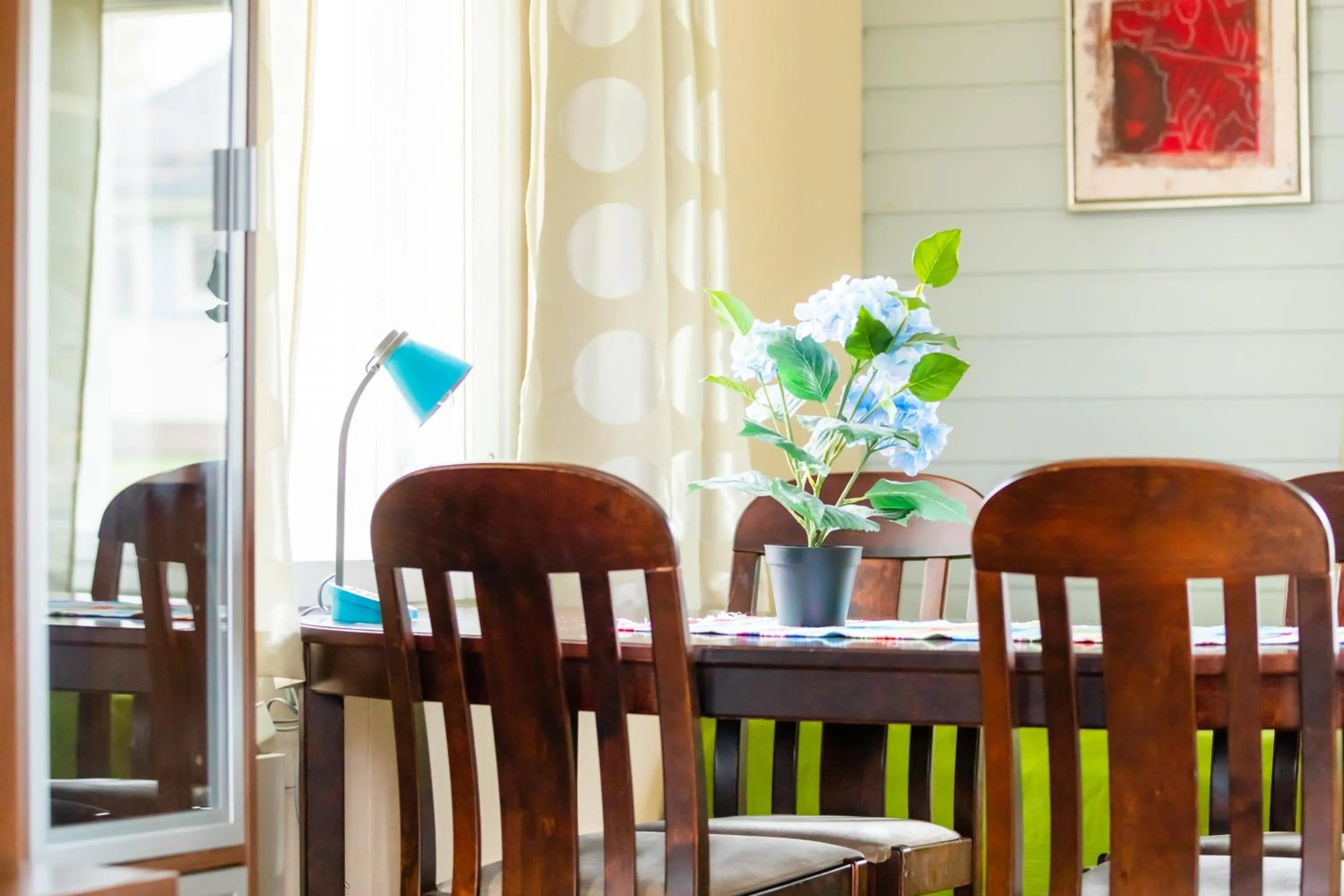 Dining area in Lossisaari Tourist Center
