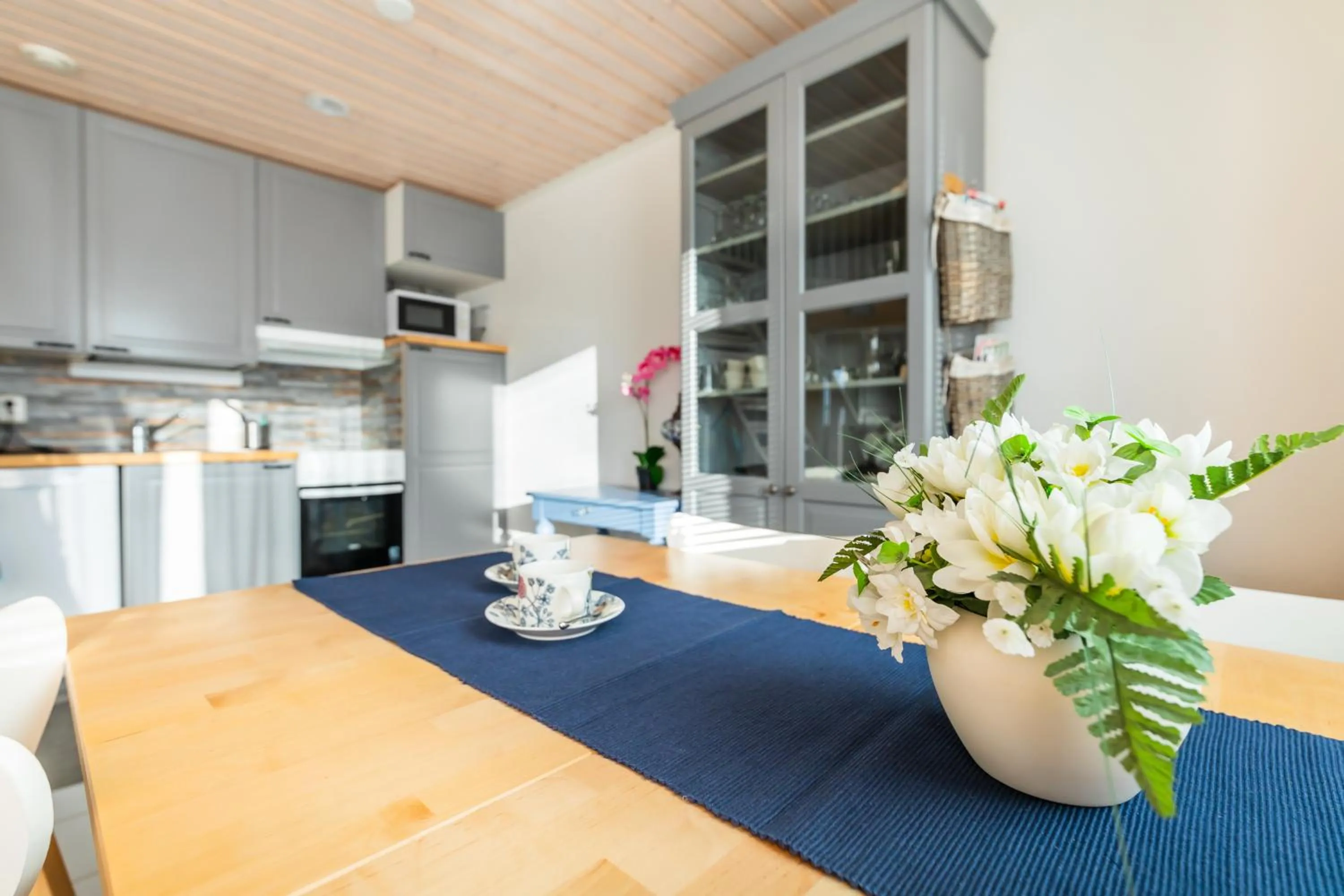 Dining area in Lossisaari Tourist Center