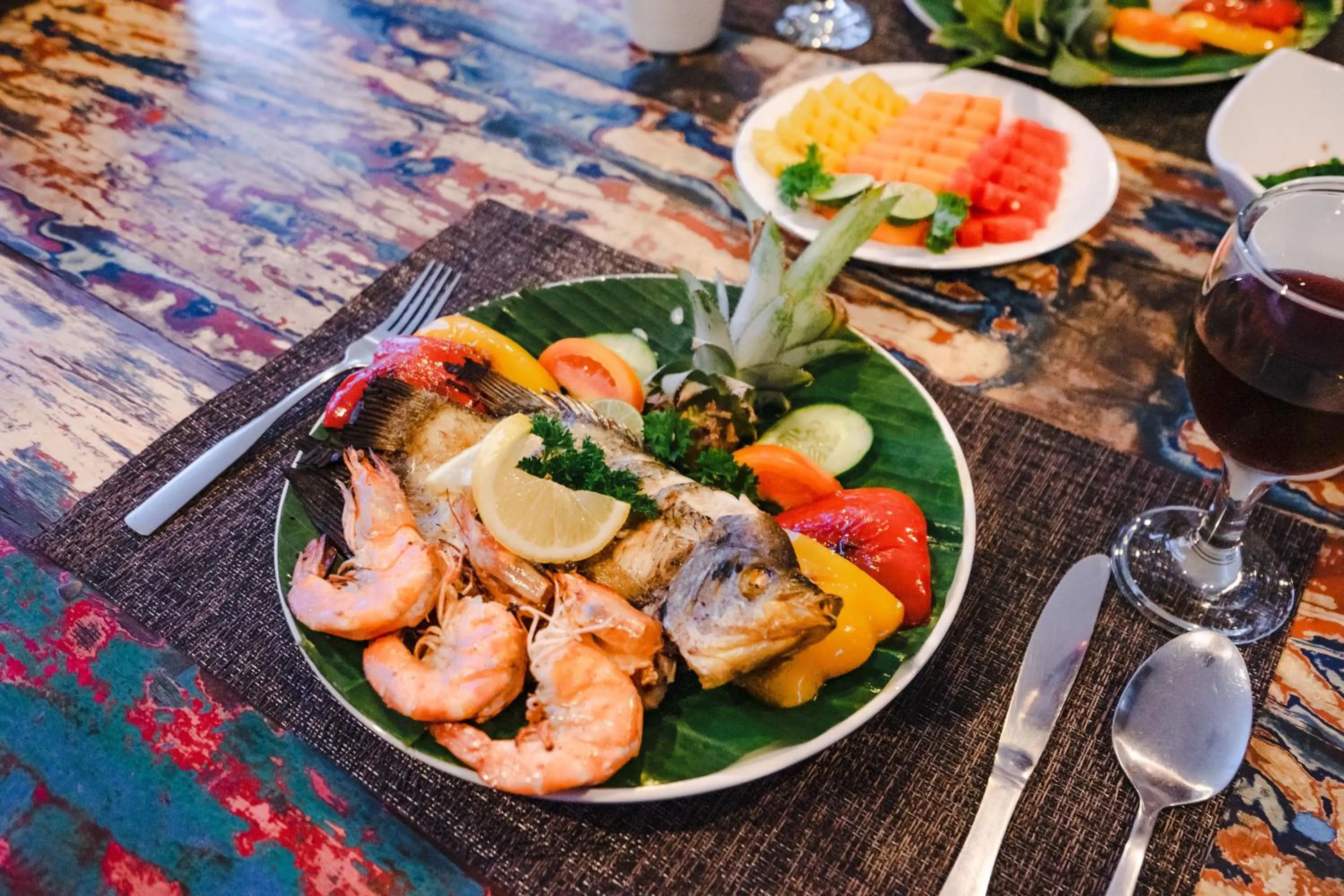 Food and drinks in Casa Margarita Bali