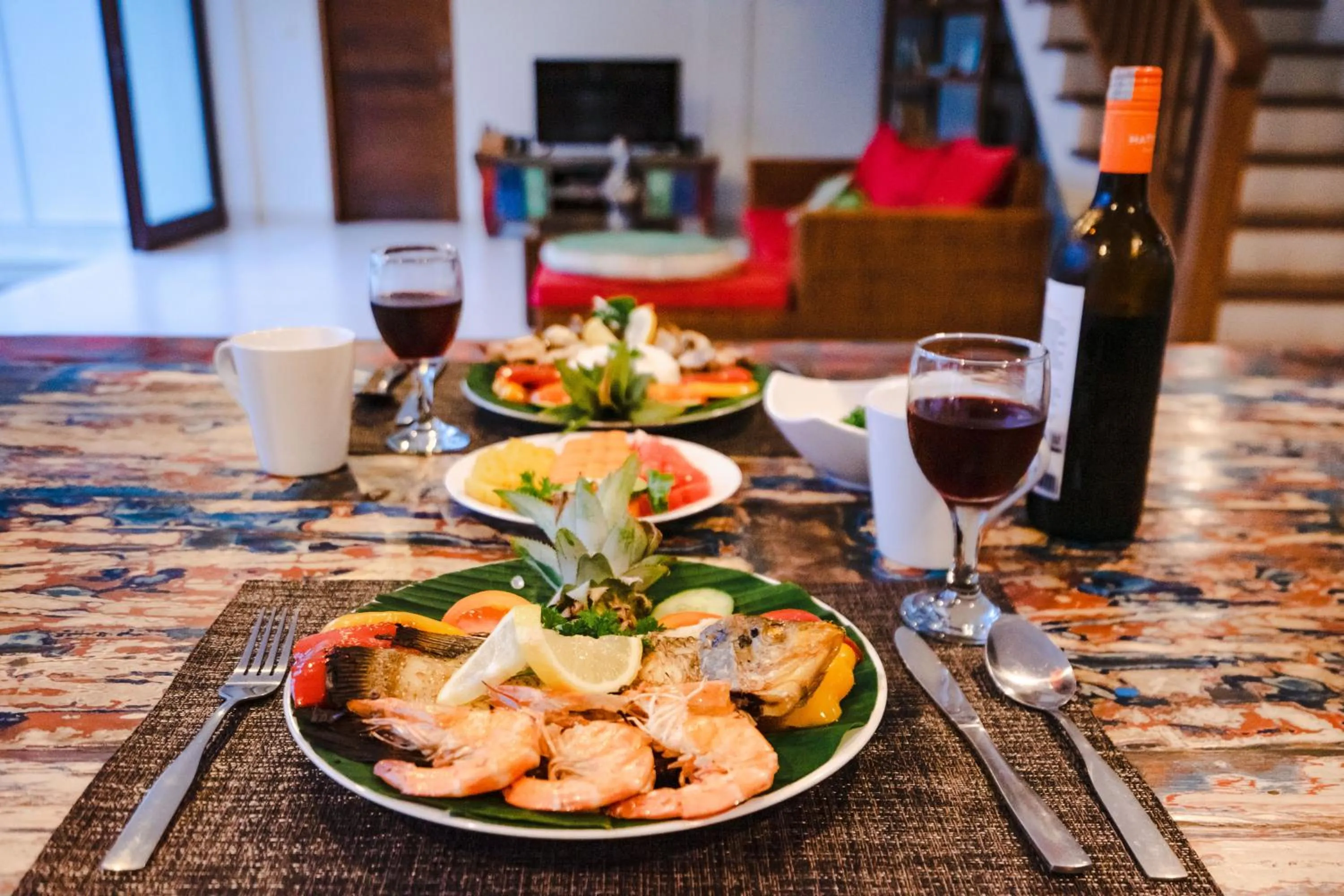 BBQ facilities in Casa Margarita Bali