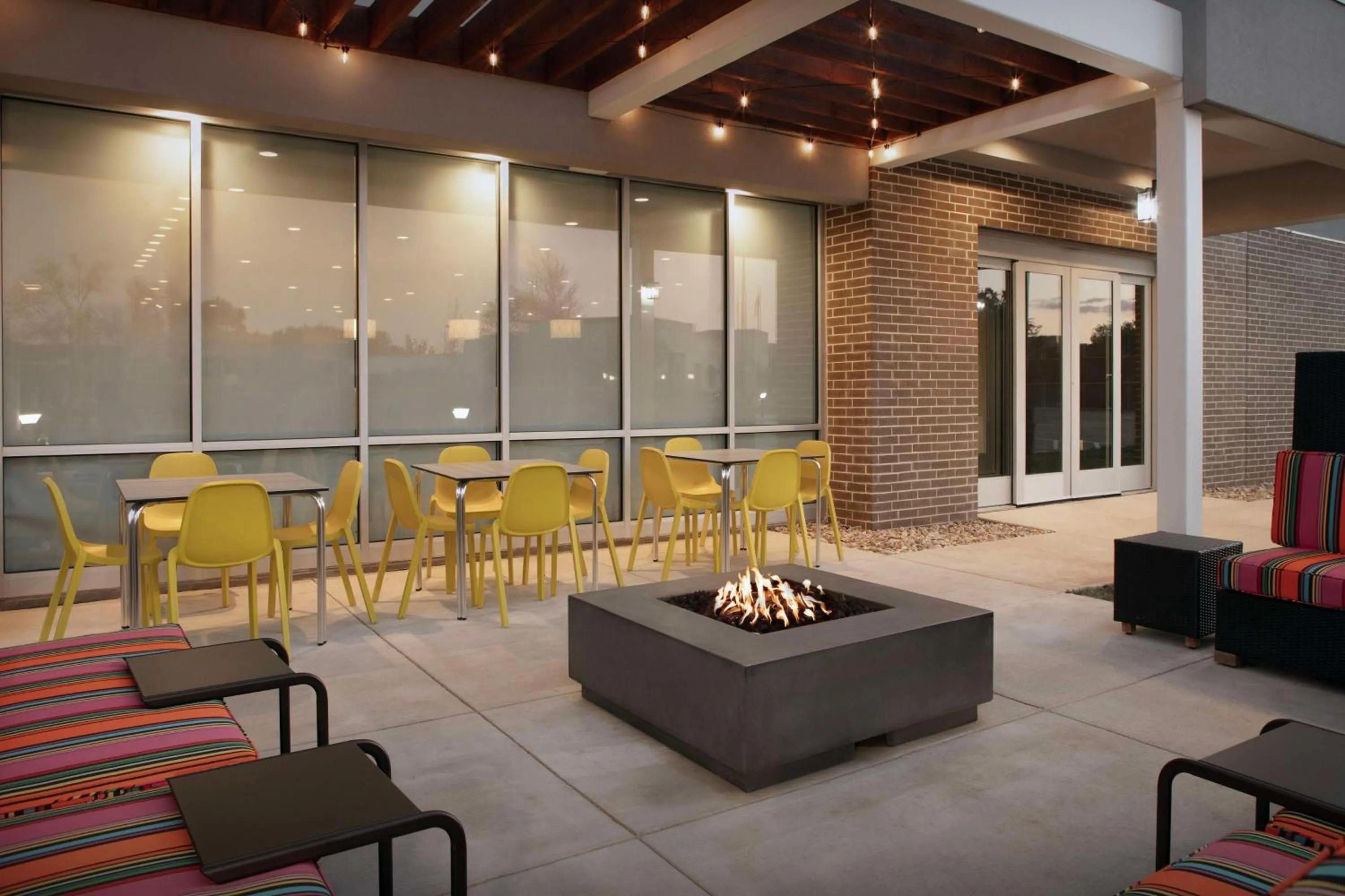 Patio in Home2 Suites By Hilton Georgetown Austin North