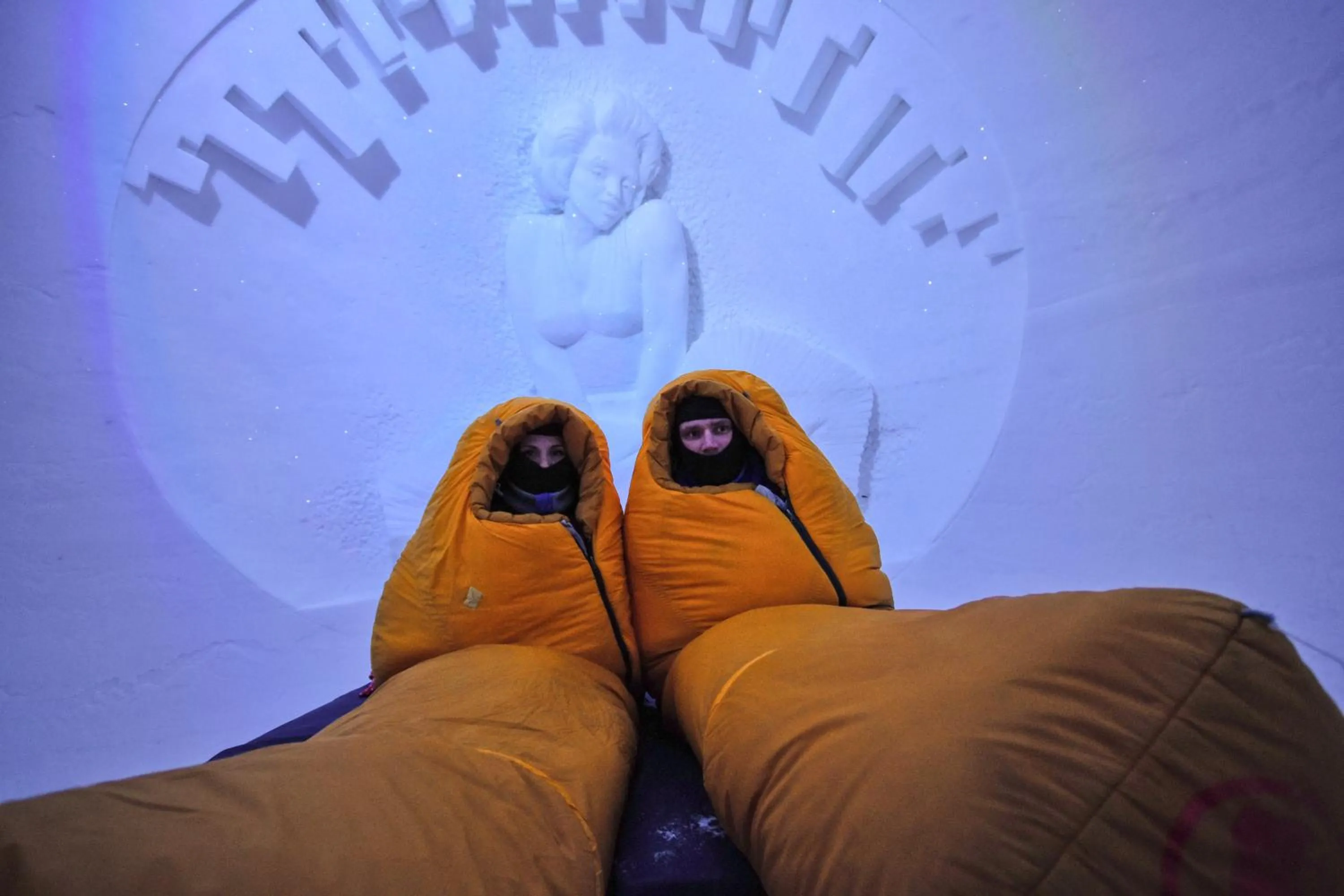 group of guests in Snow Resort Kirkenes