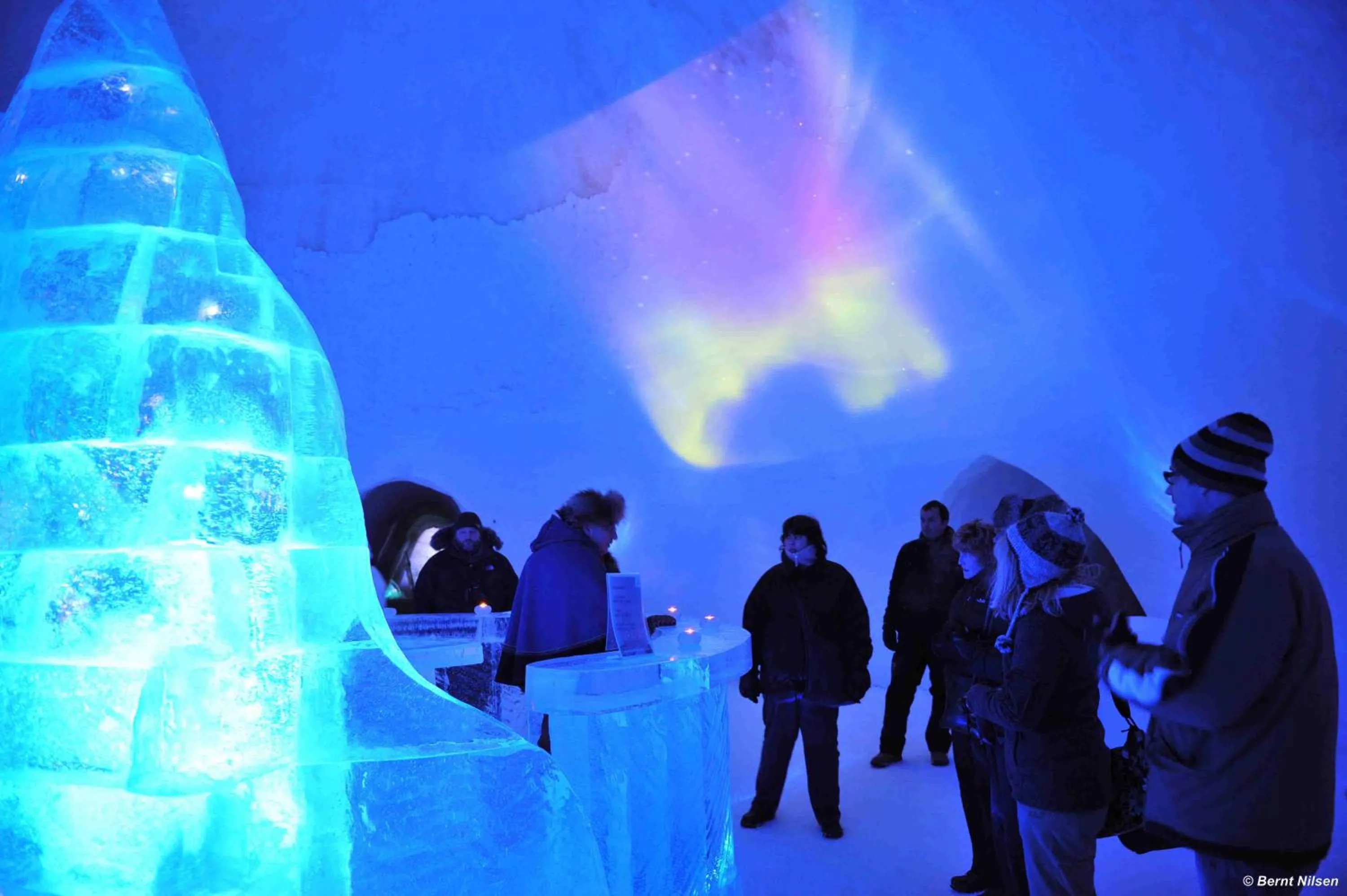 Winter in Snow Resort Kirkenes