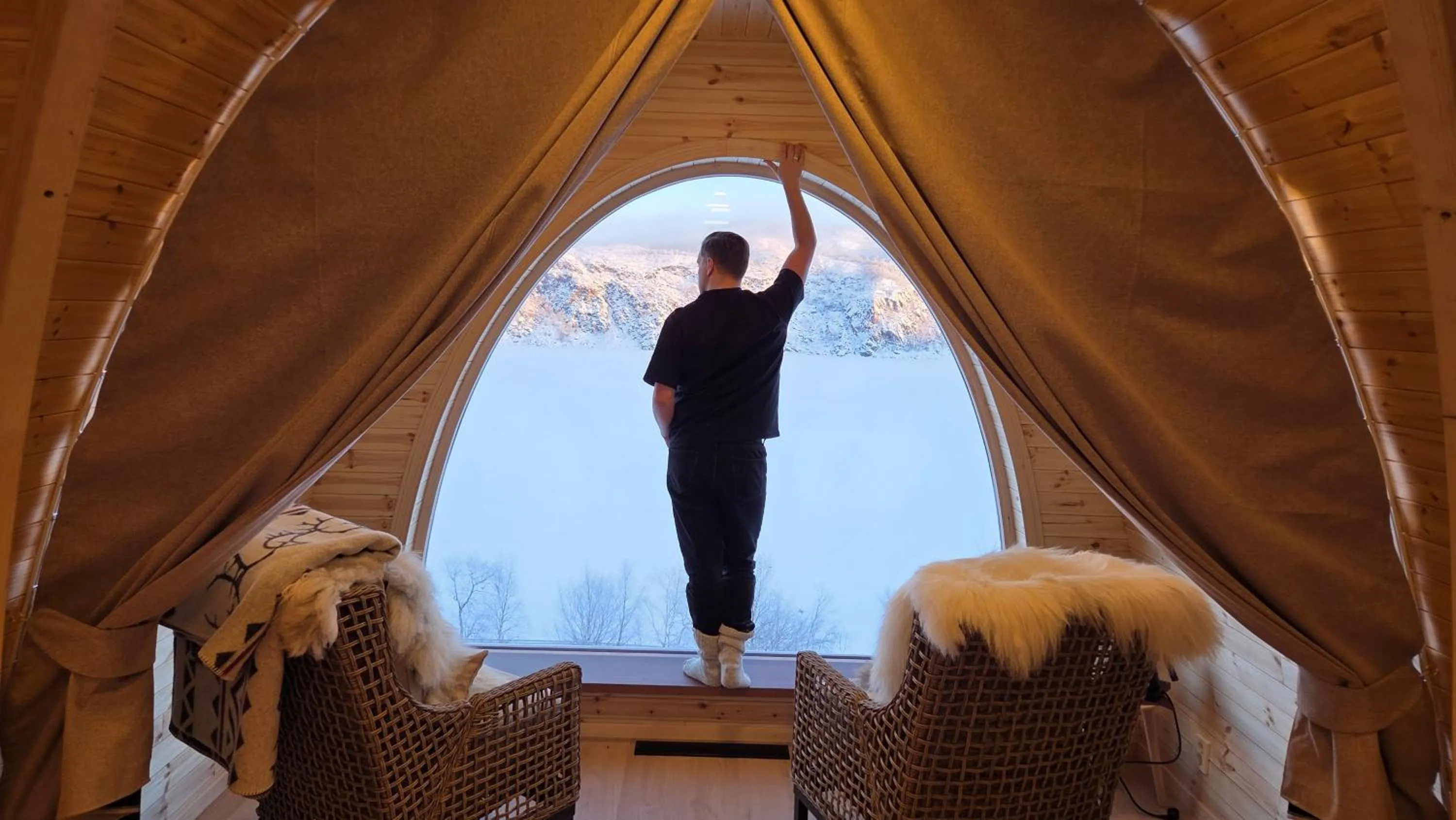 View (from property/room) in Snow Resort Kirkenes