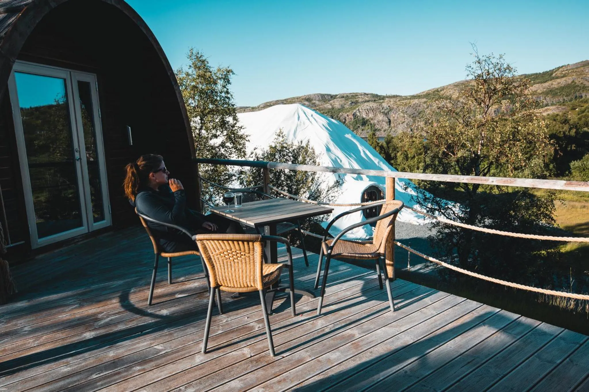 Balcony/Terrace in Snow Resort Kirkenes