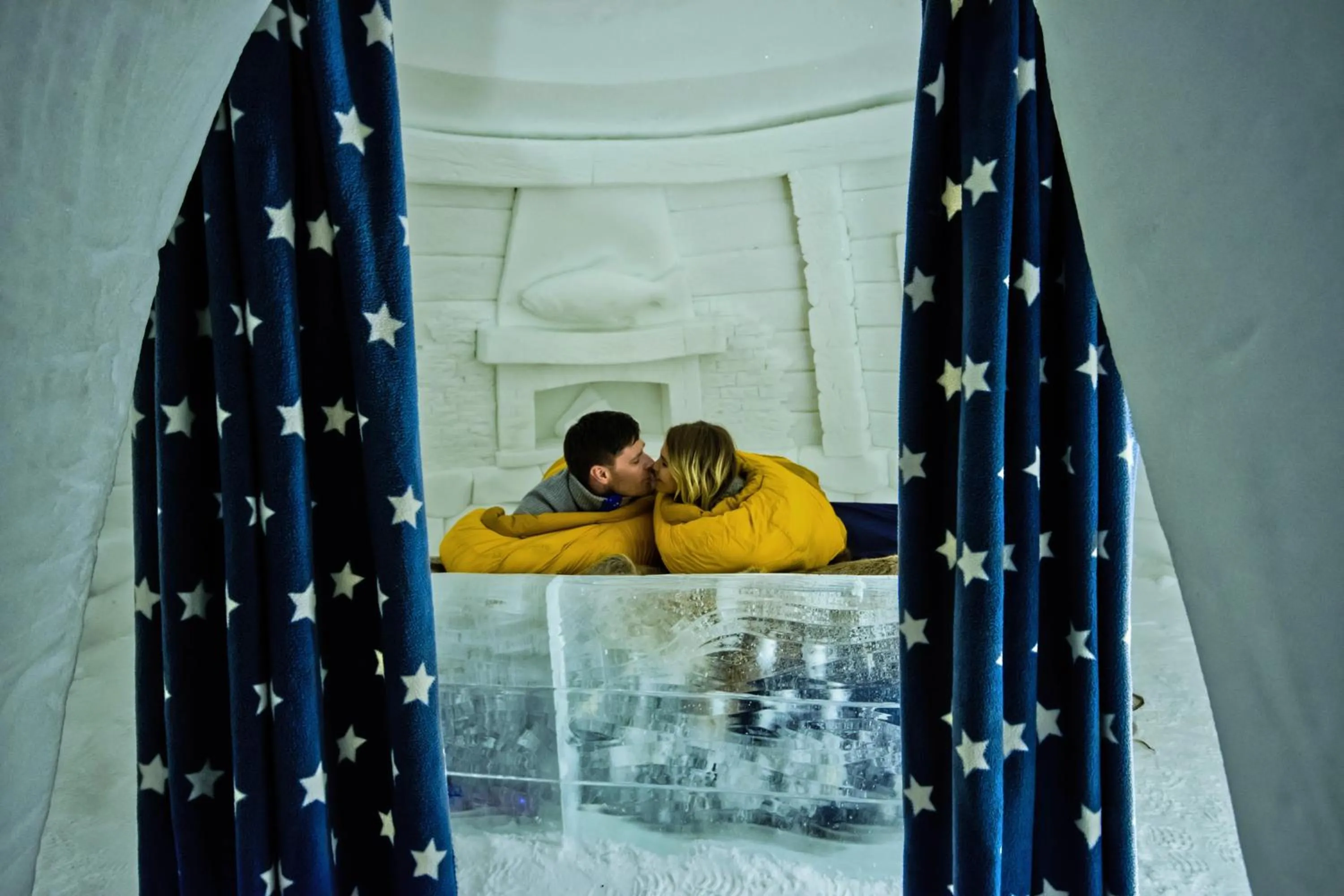 Bed in Snow Resort Kirkenes