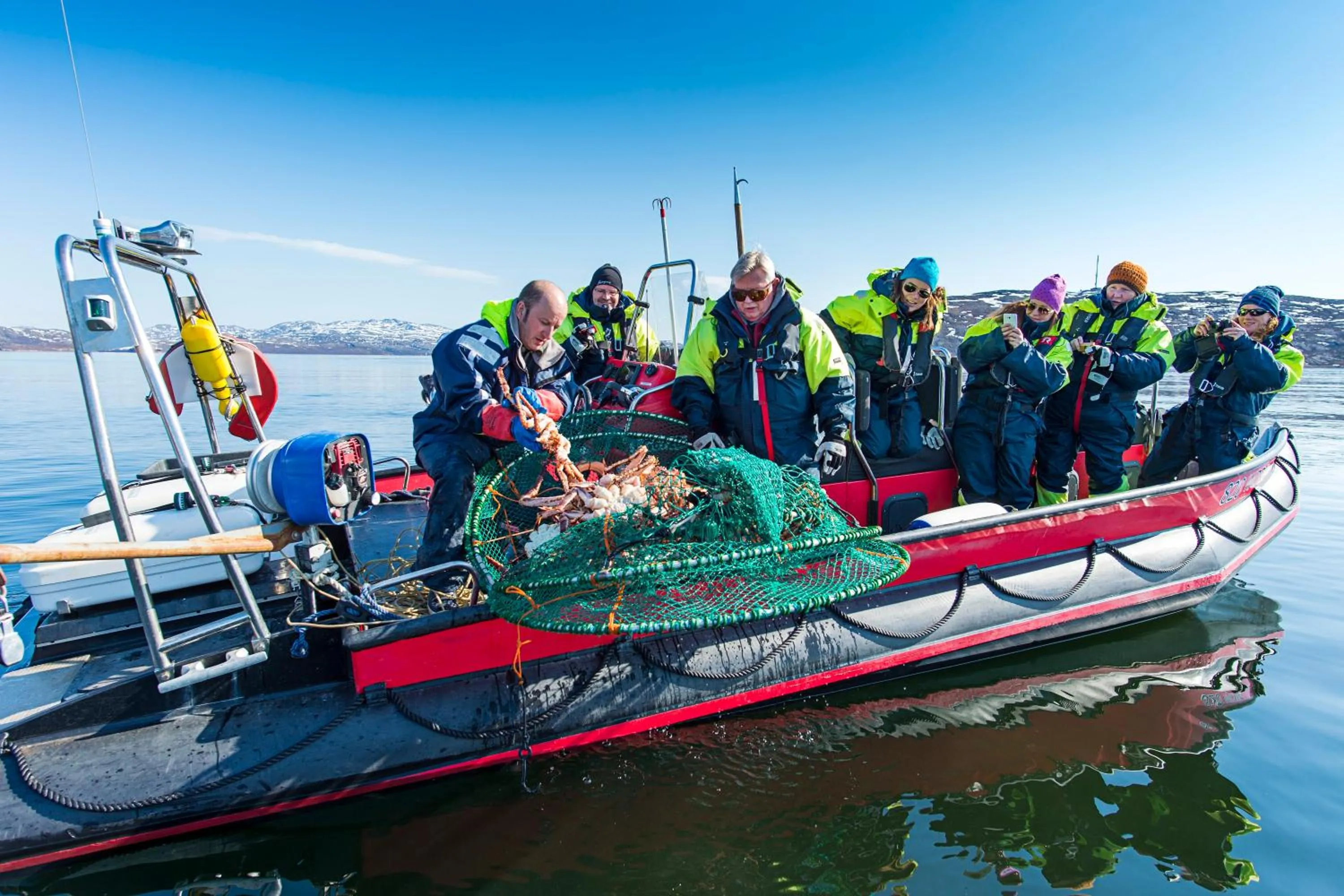 Day in Snow Resort Kirkenes