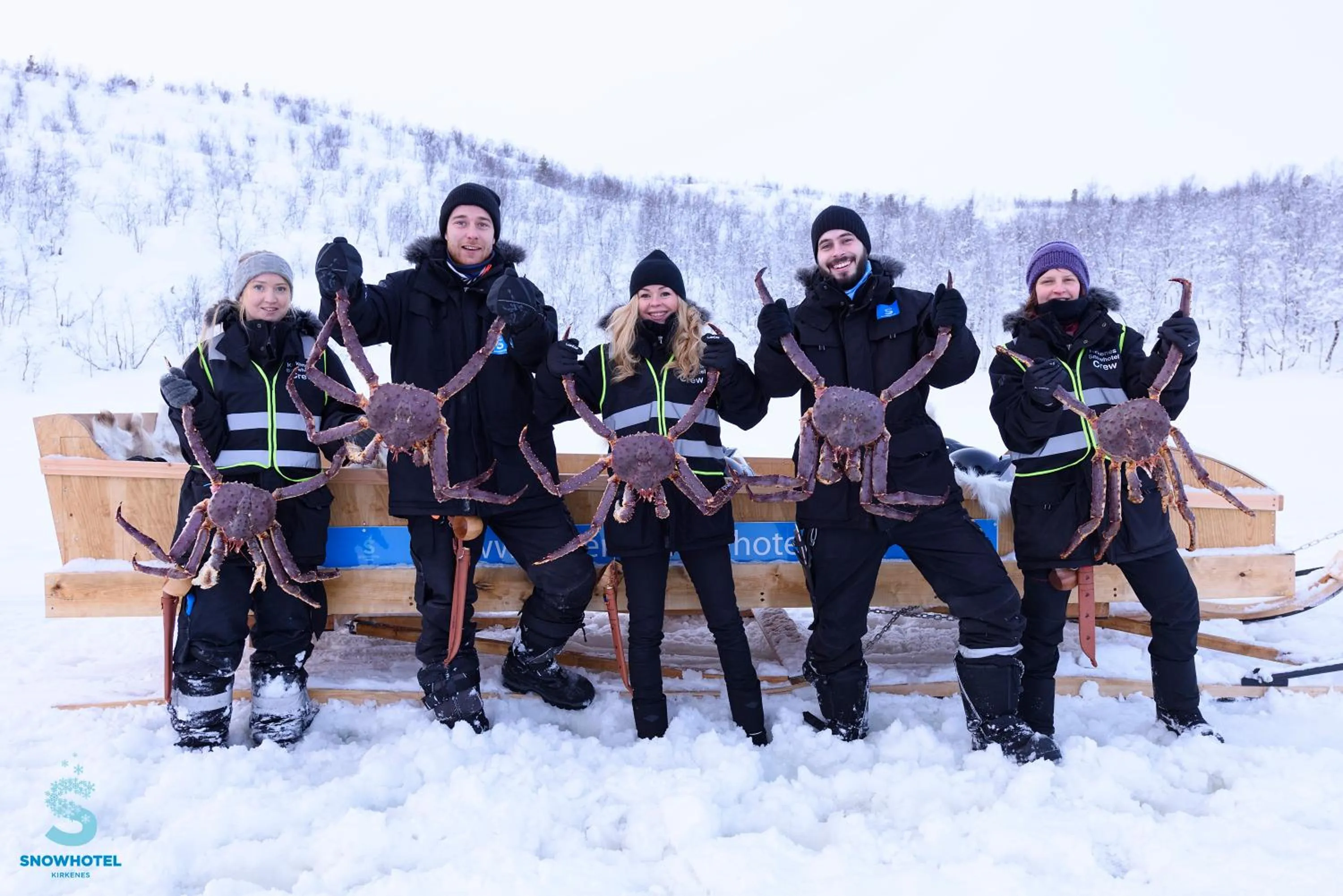 Winter in Snow Resort Kirkenes