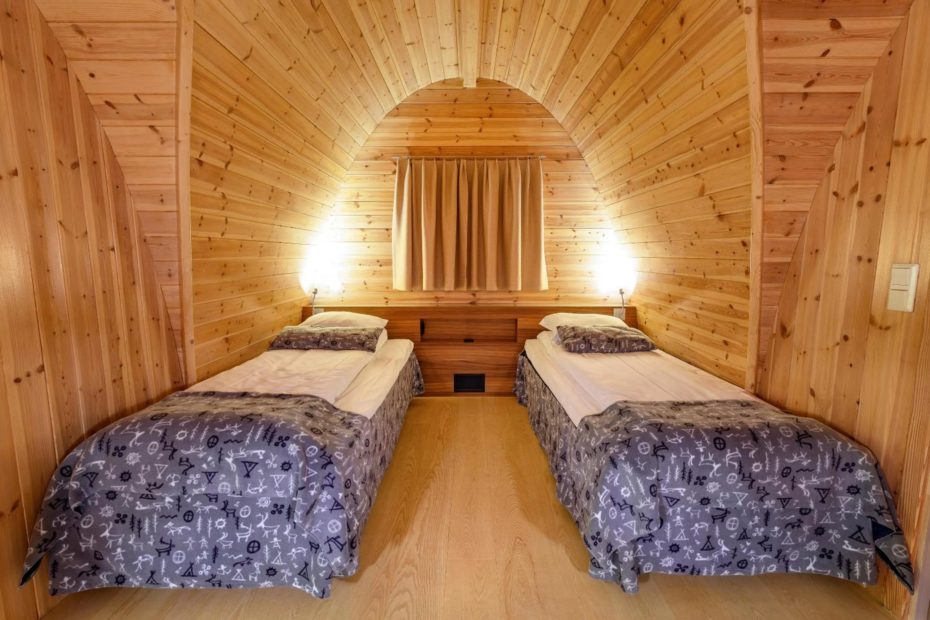 Bed in Snow Resort Kirkenes