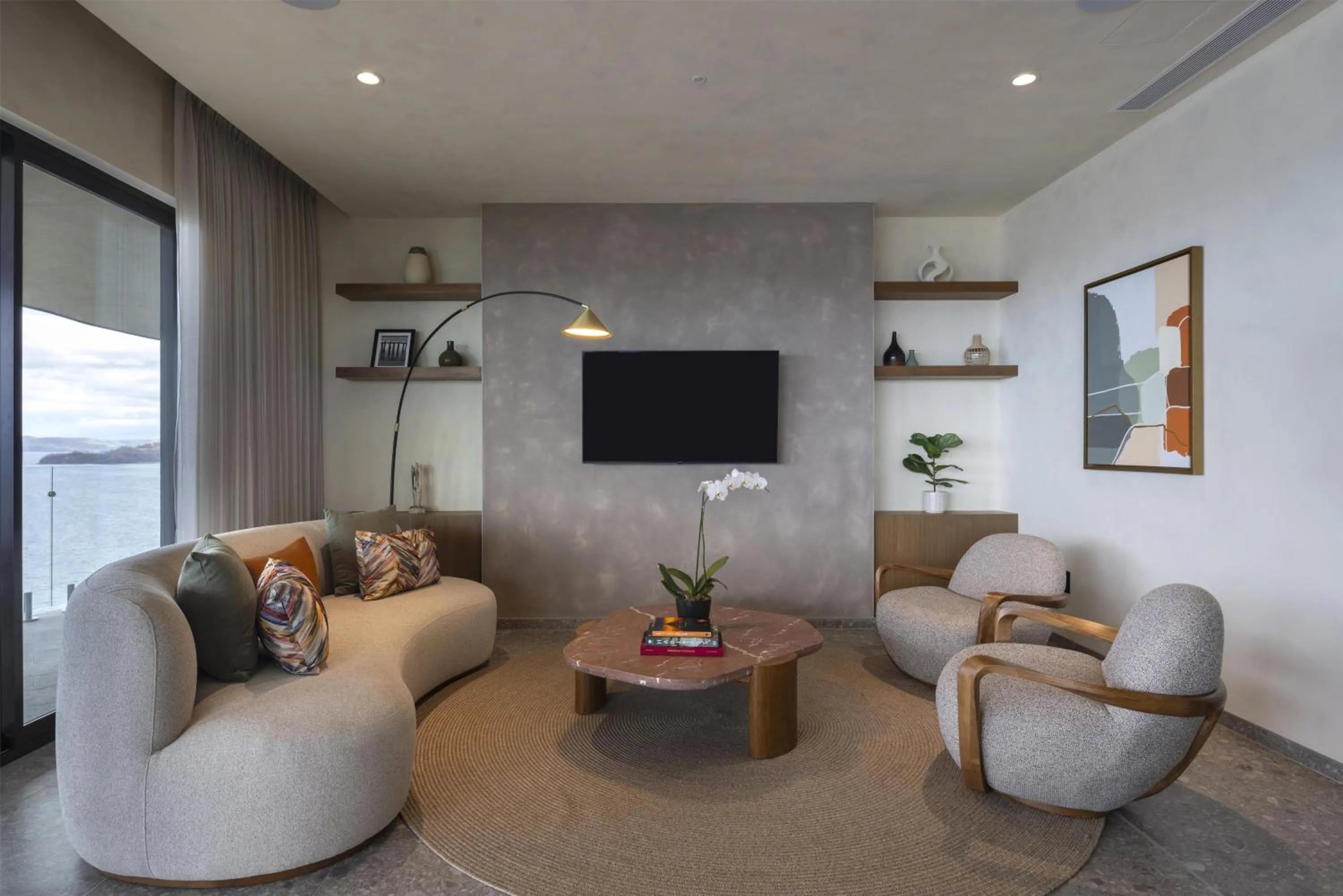 Living room in Waldorf Astoria Costa Rica Punta Cacique