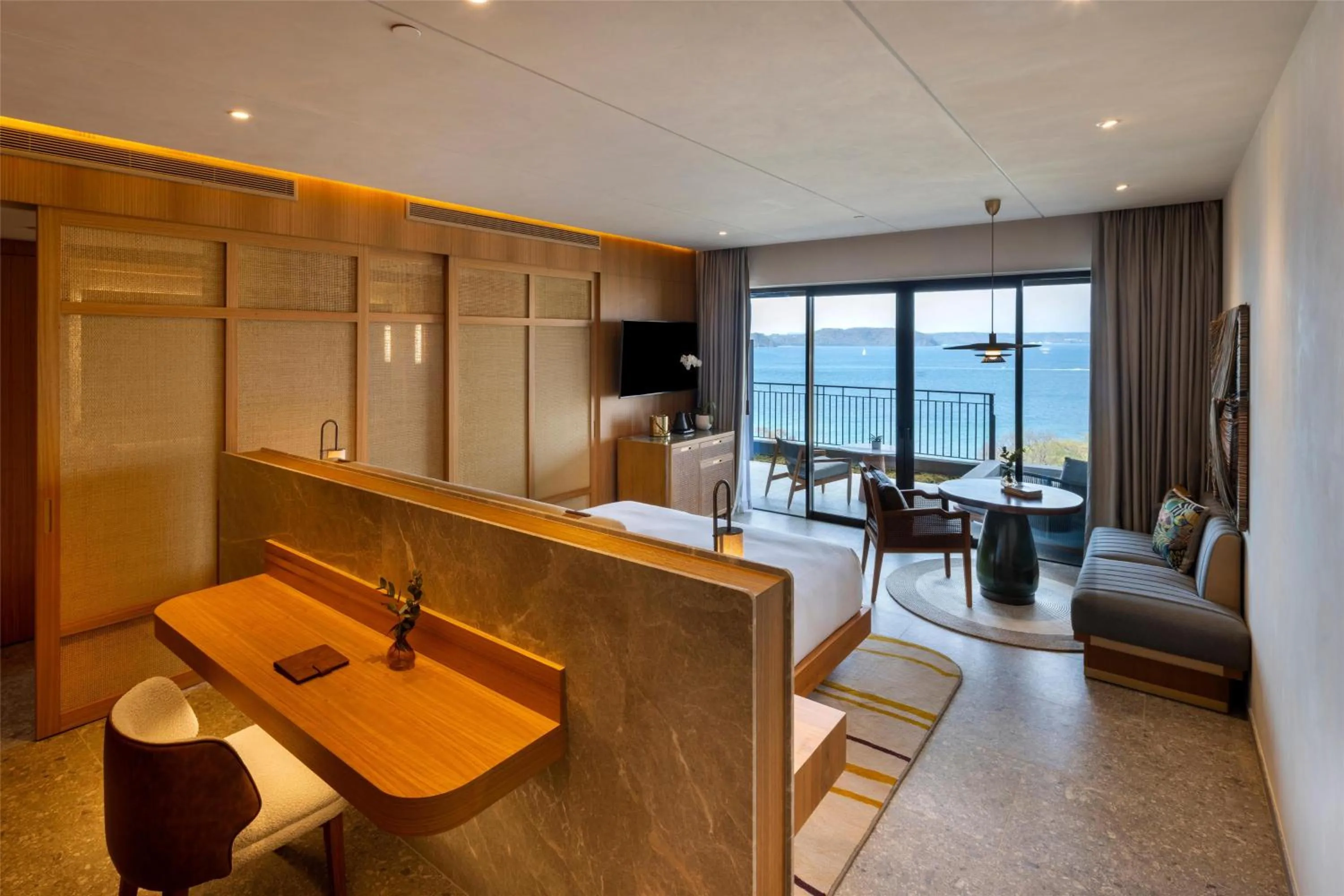 Living room in Waldorf Astoria Costa Rica Punta Cacique