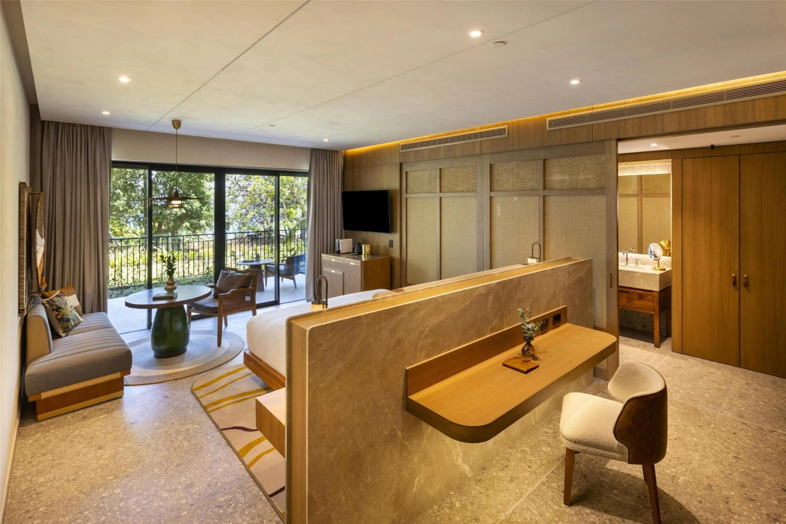 Living room in Waldorf Astoria Costa Rica Punta Cacique
