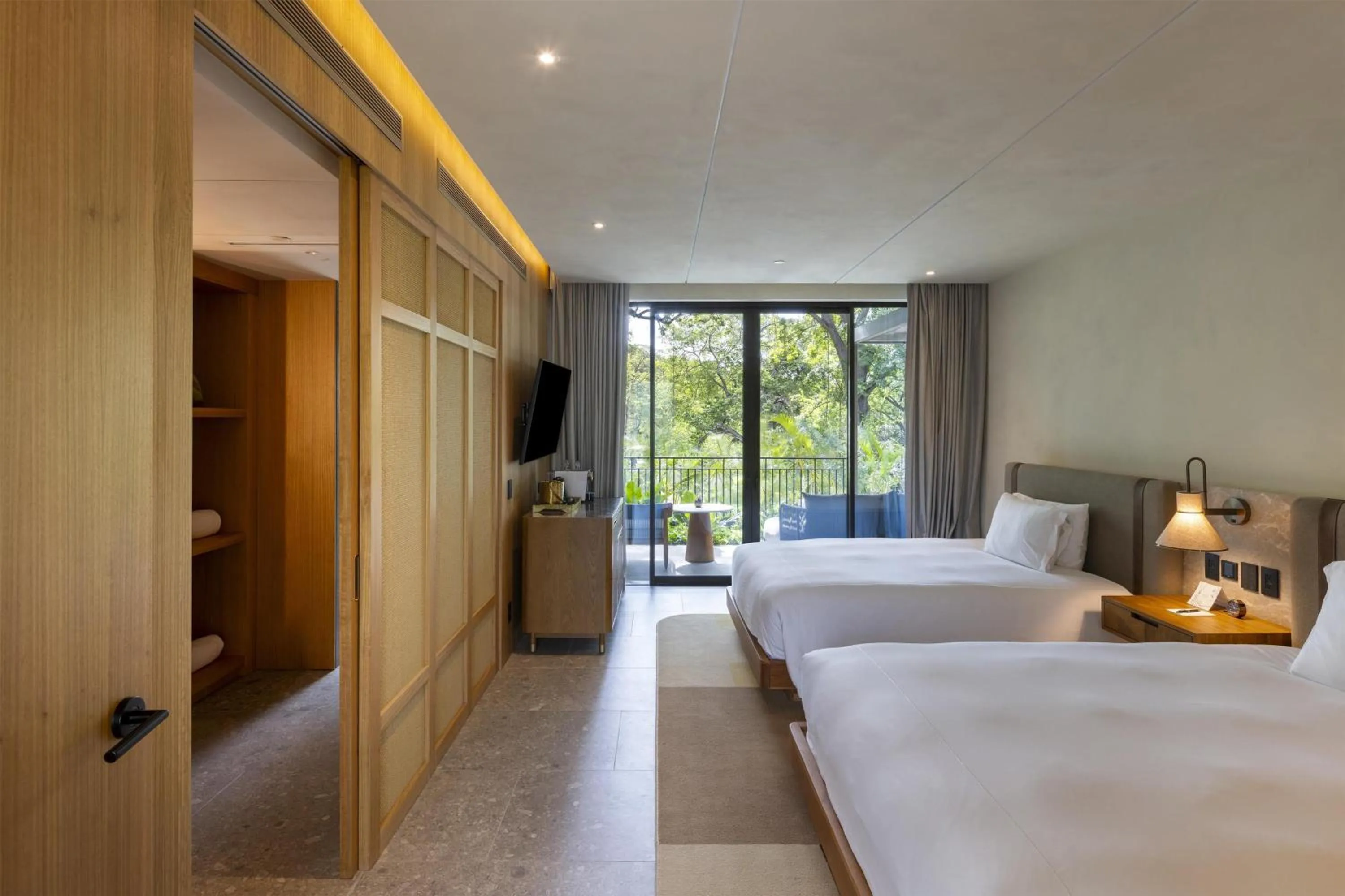 View (from property/room), Bed in Waldorf Astoria Costa Rica Punta Cacique