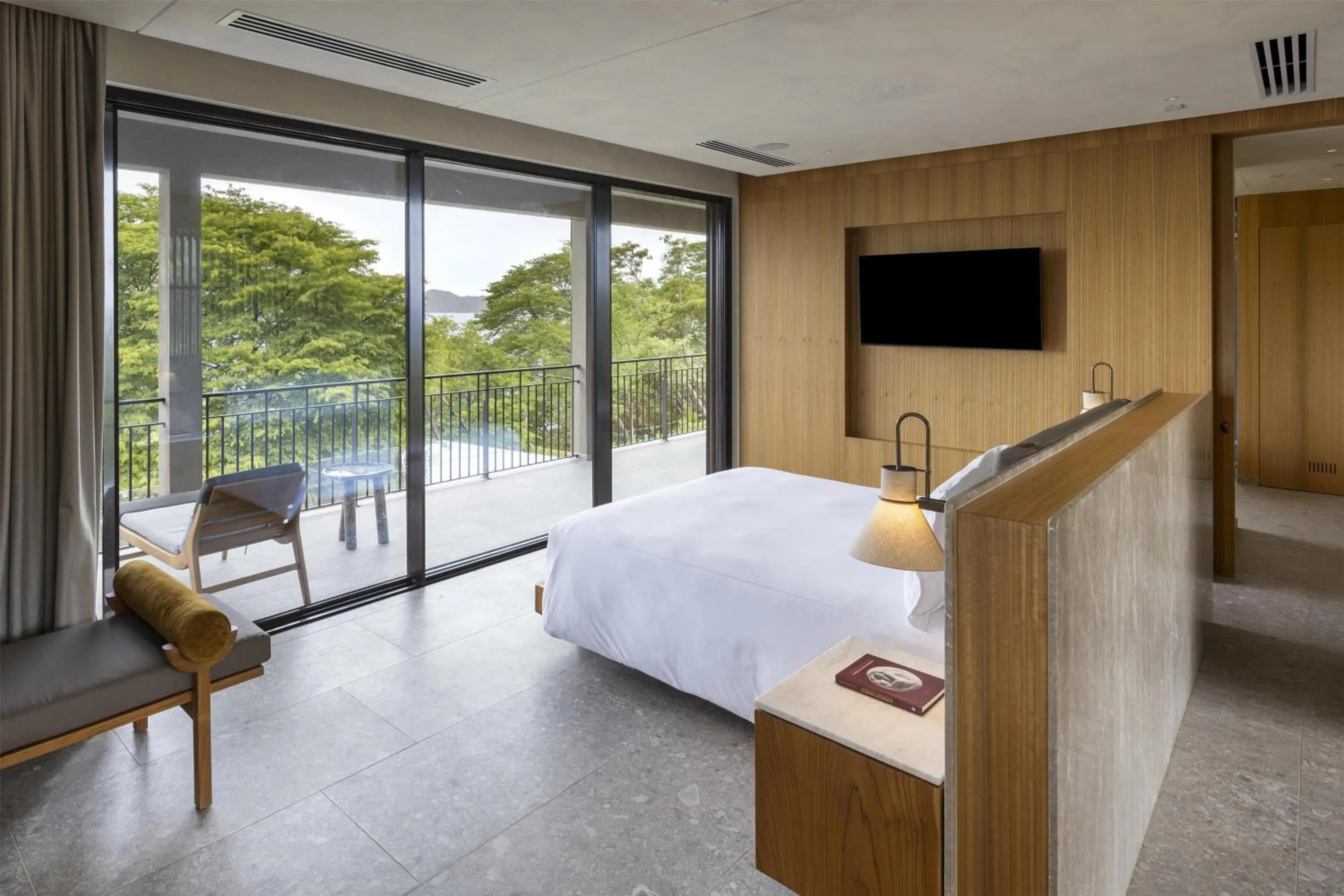 View (from property/room), Bed in Waldorf Astoria Costa Rica Punta Cacique