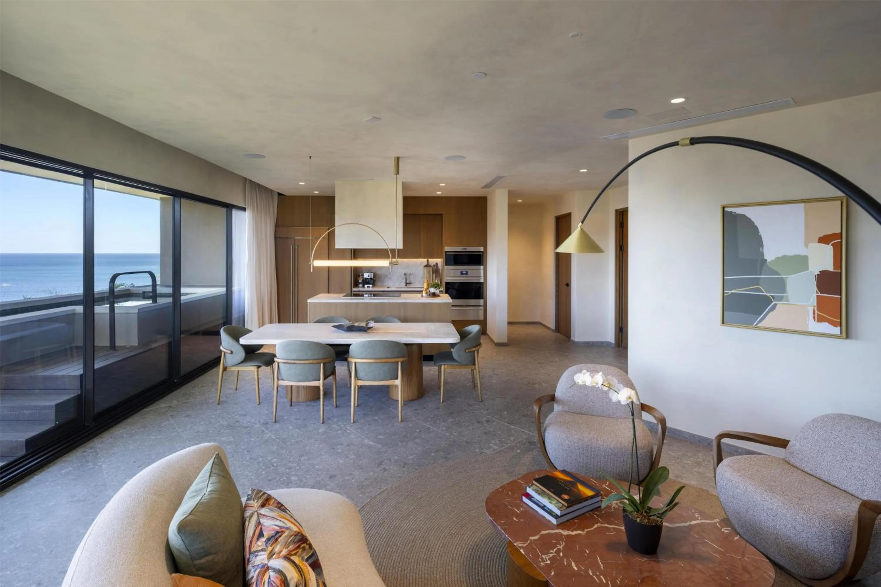 Living room in Waldorf Astoria Costa Rica Punta Cacique