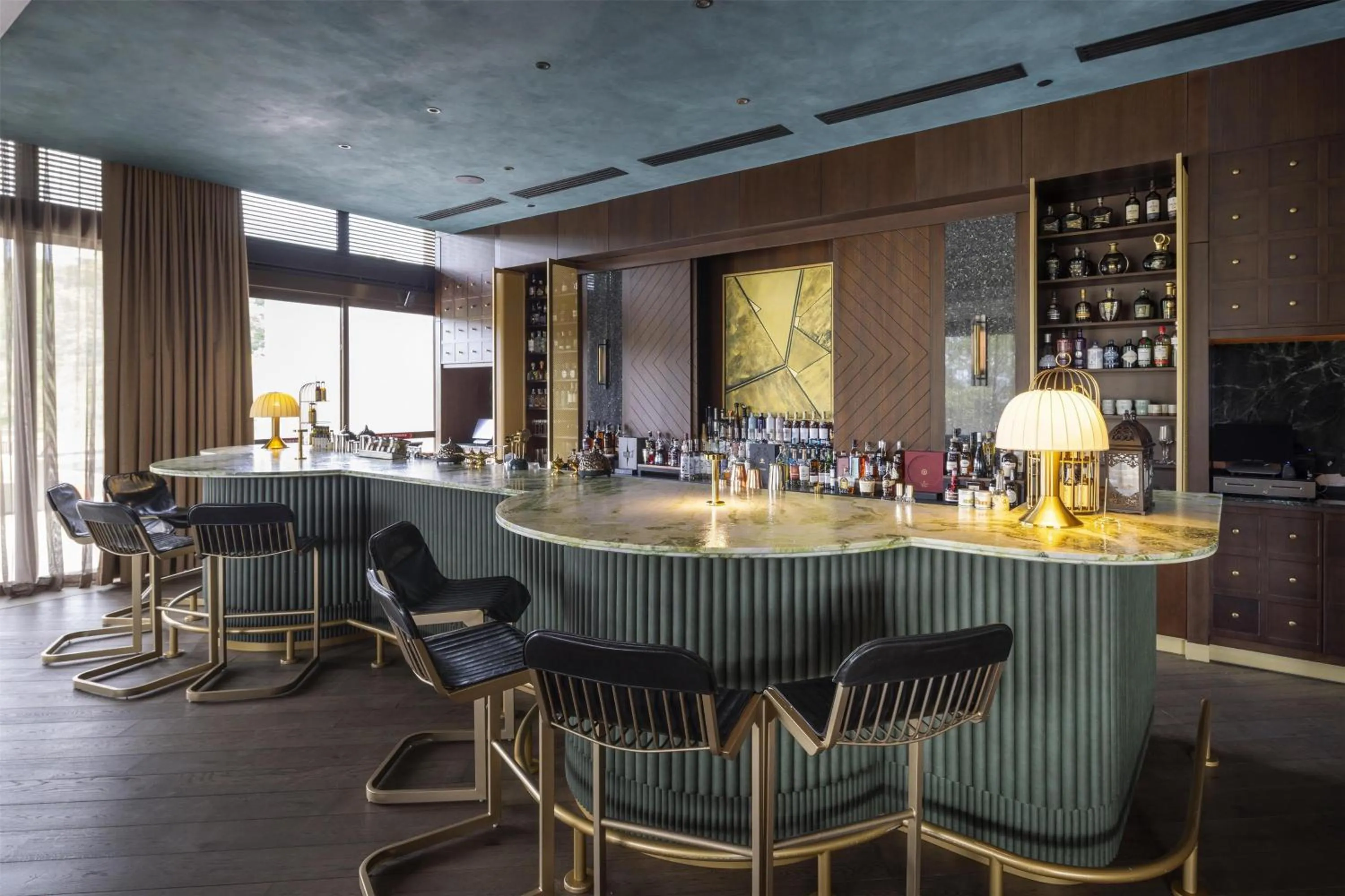 Lounge or bar in Waldorf Astoria Costa Rica Punta Cacique