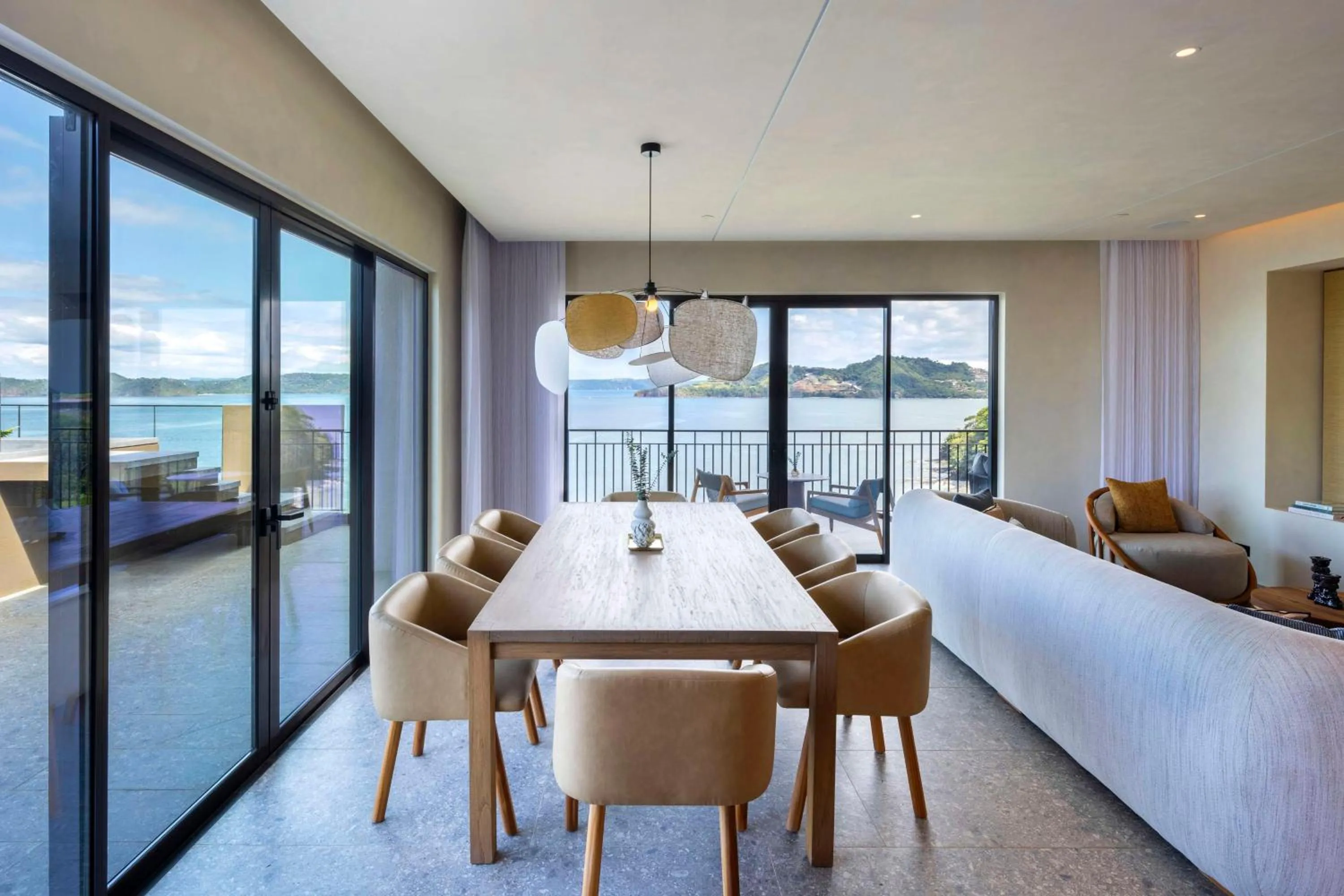 Living room in Waldorf Astoria Costa Rica Punta Cacique