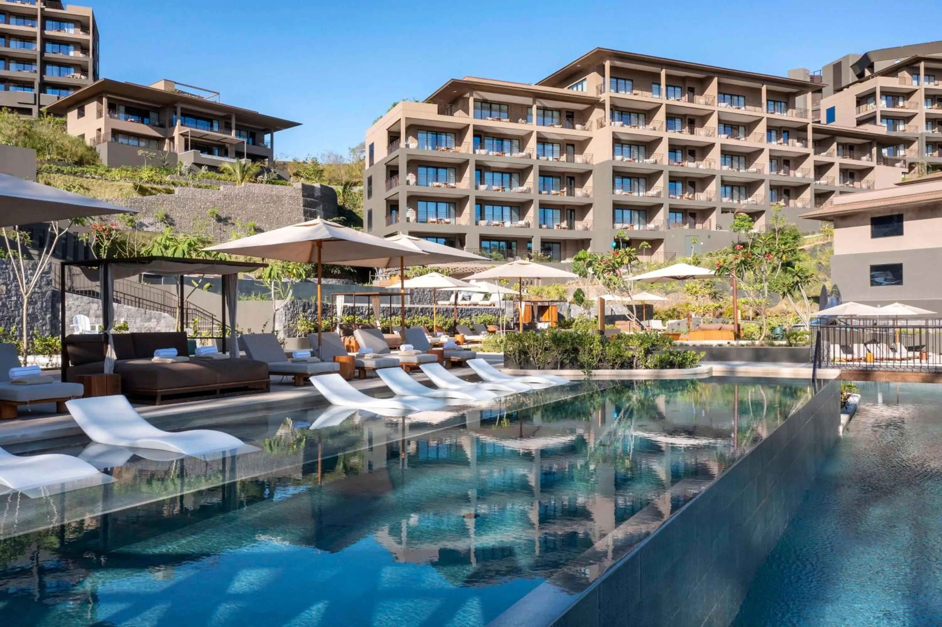 Pool view in Waldorf Astoria Costa Rica Punta Cacique