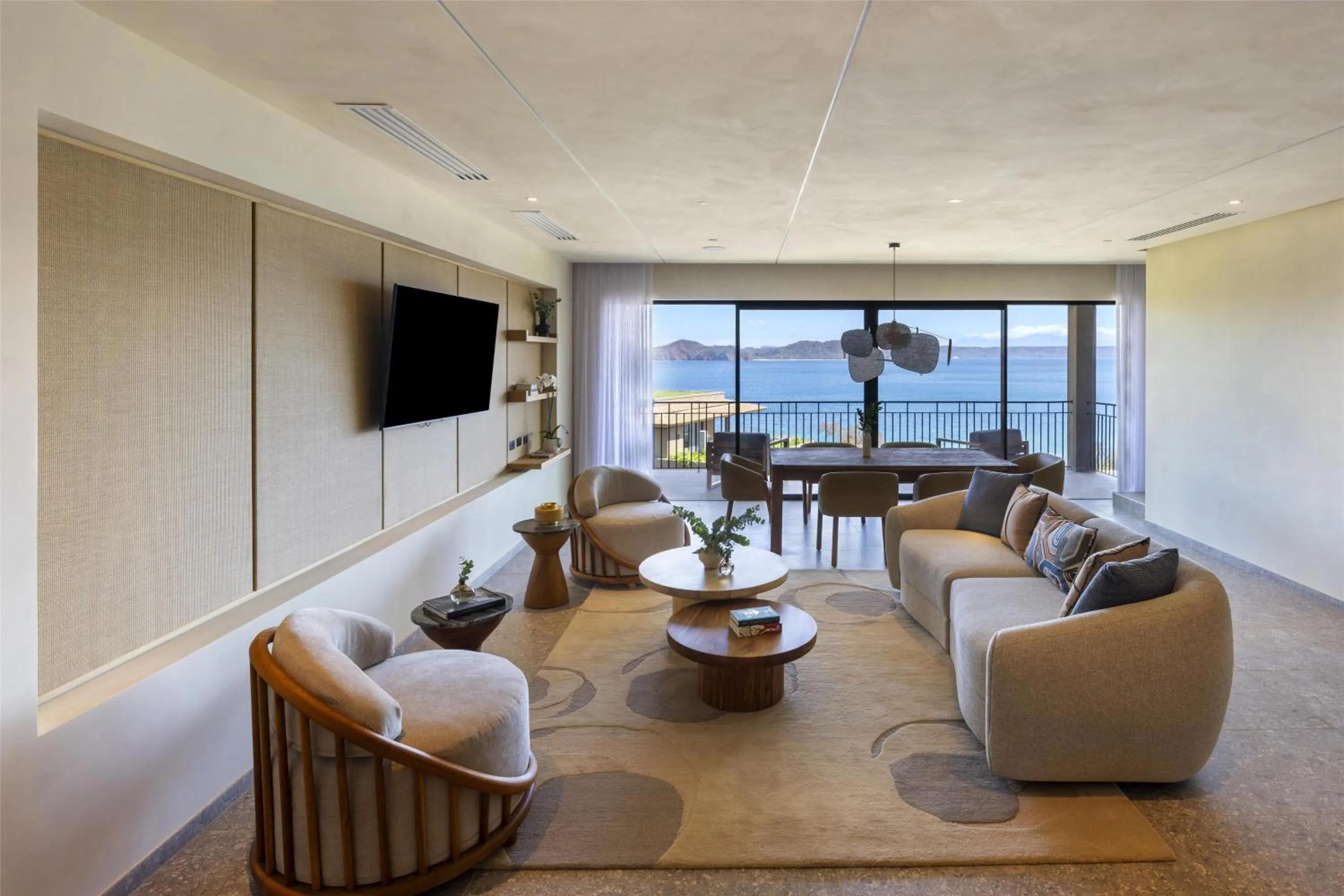 Living room in Waldorf Astoria Costa Rica Punta Cacique
