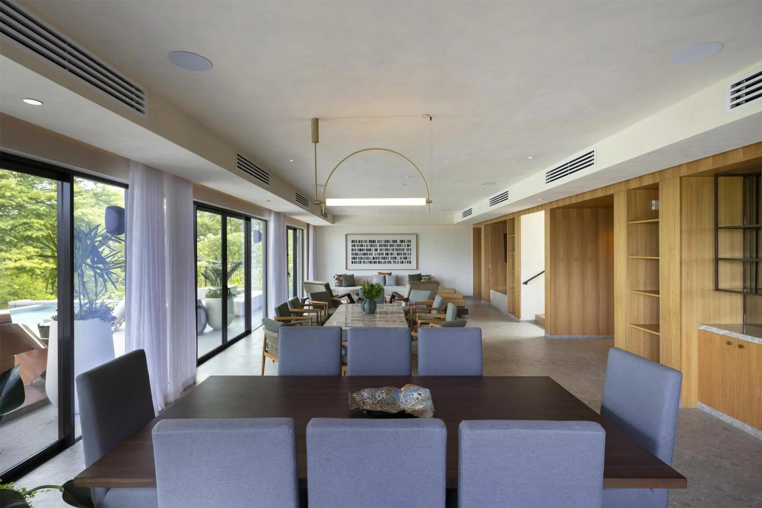 Living room in Waldorf Astoria Costa Rica Punta Cacique