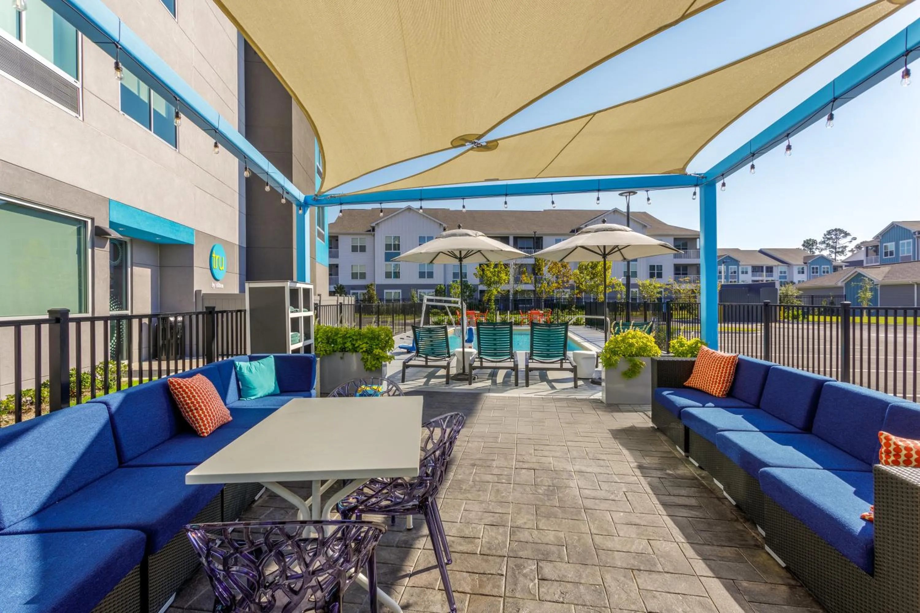 Patio in Tru By Hilton Panama City Beach