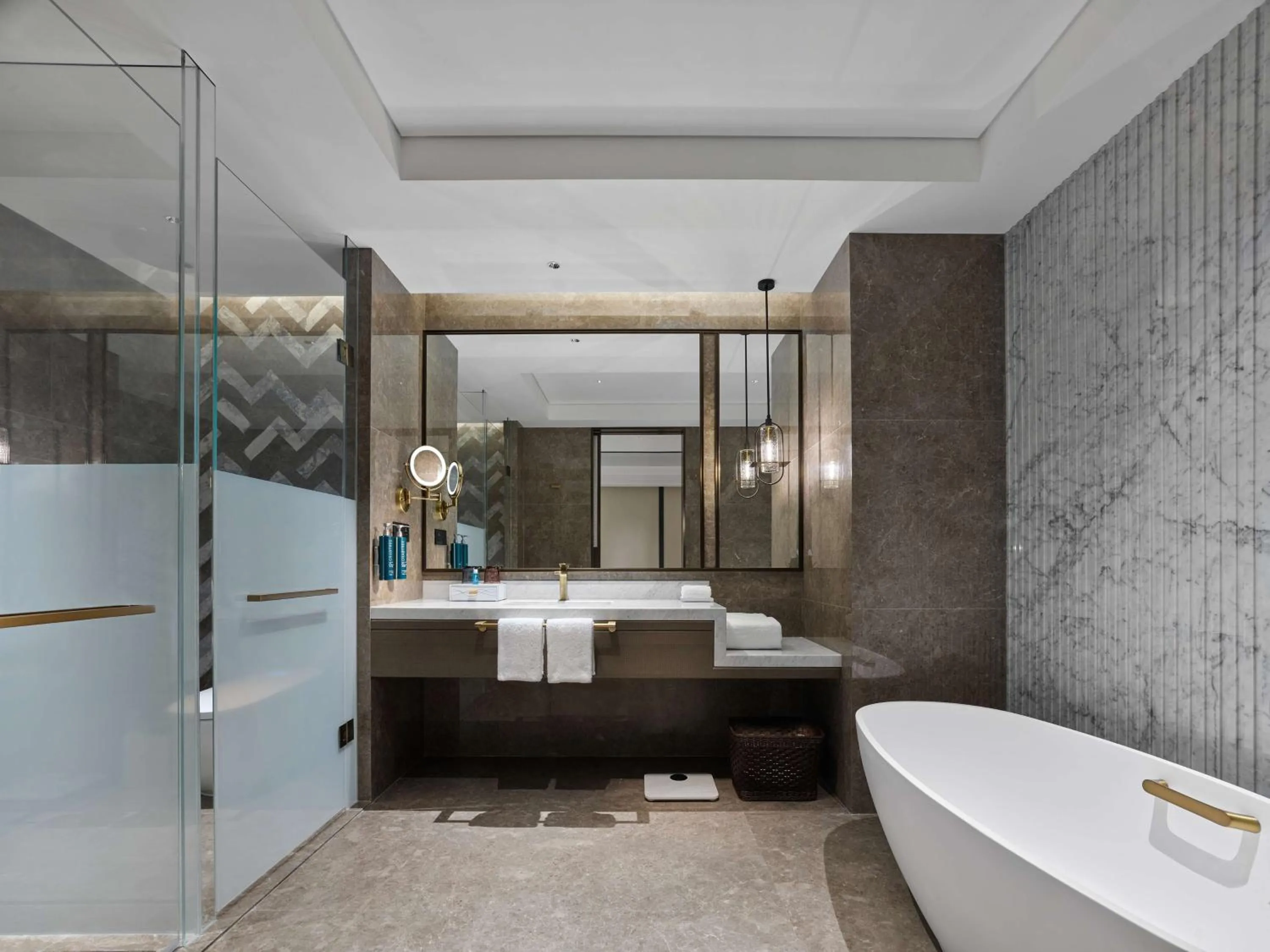 Bathroom in Hilton Changshu