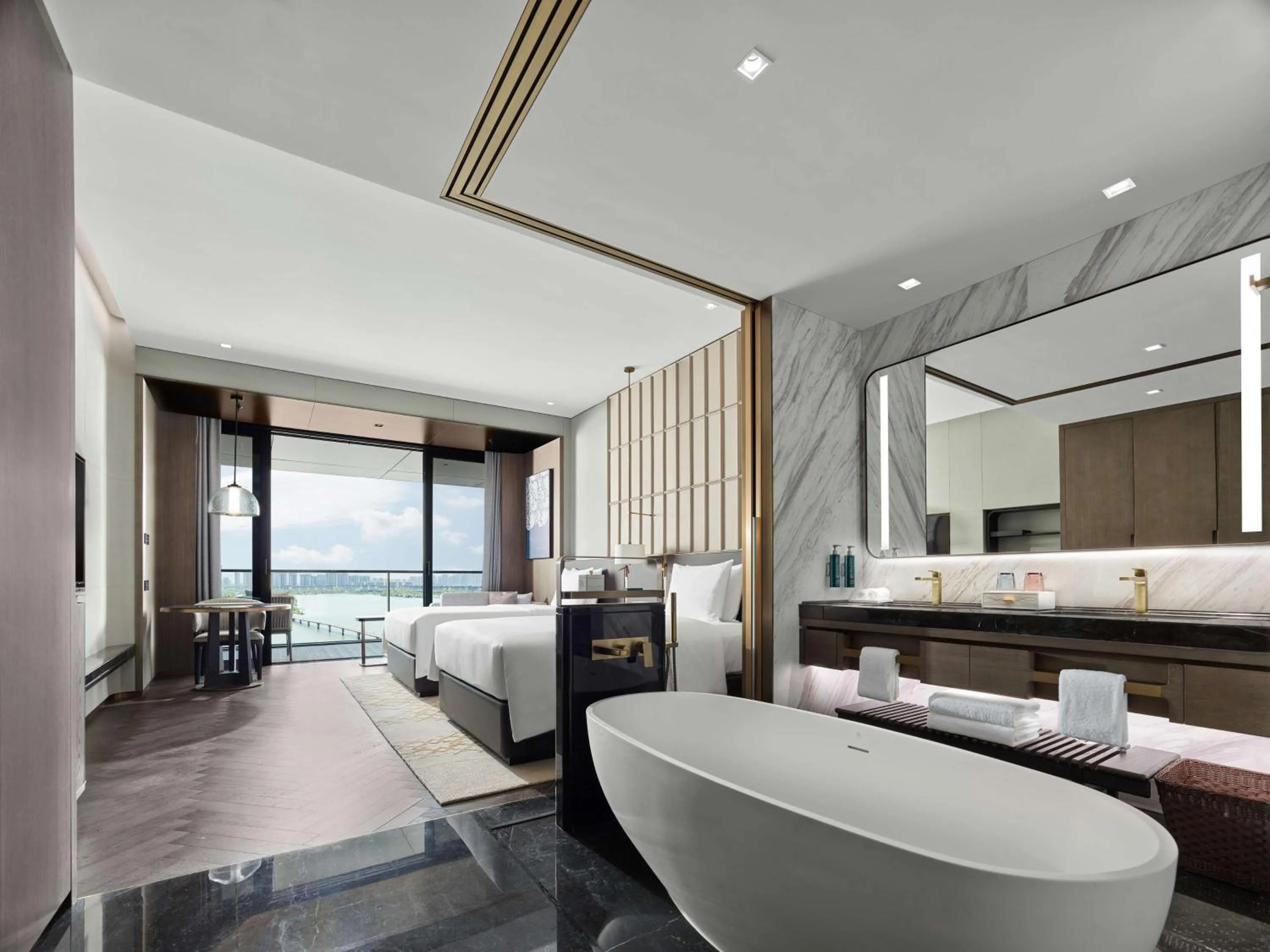 Bathroom in Hilton Changshu