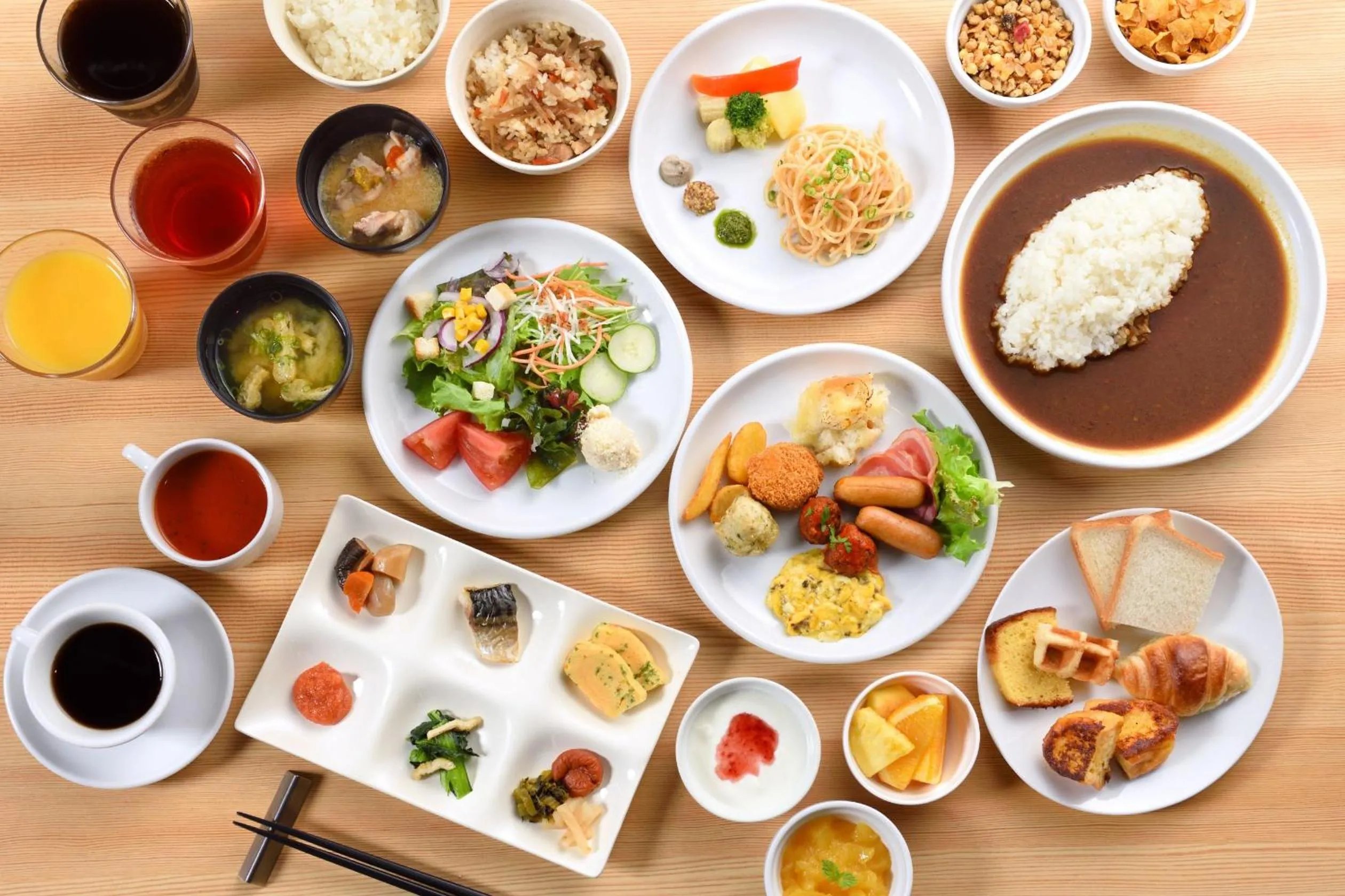 Breakfast in Hakata Green Hotel No.1