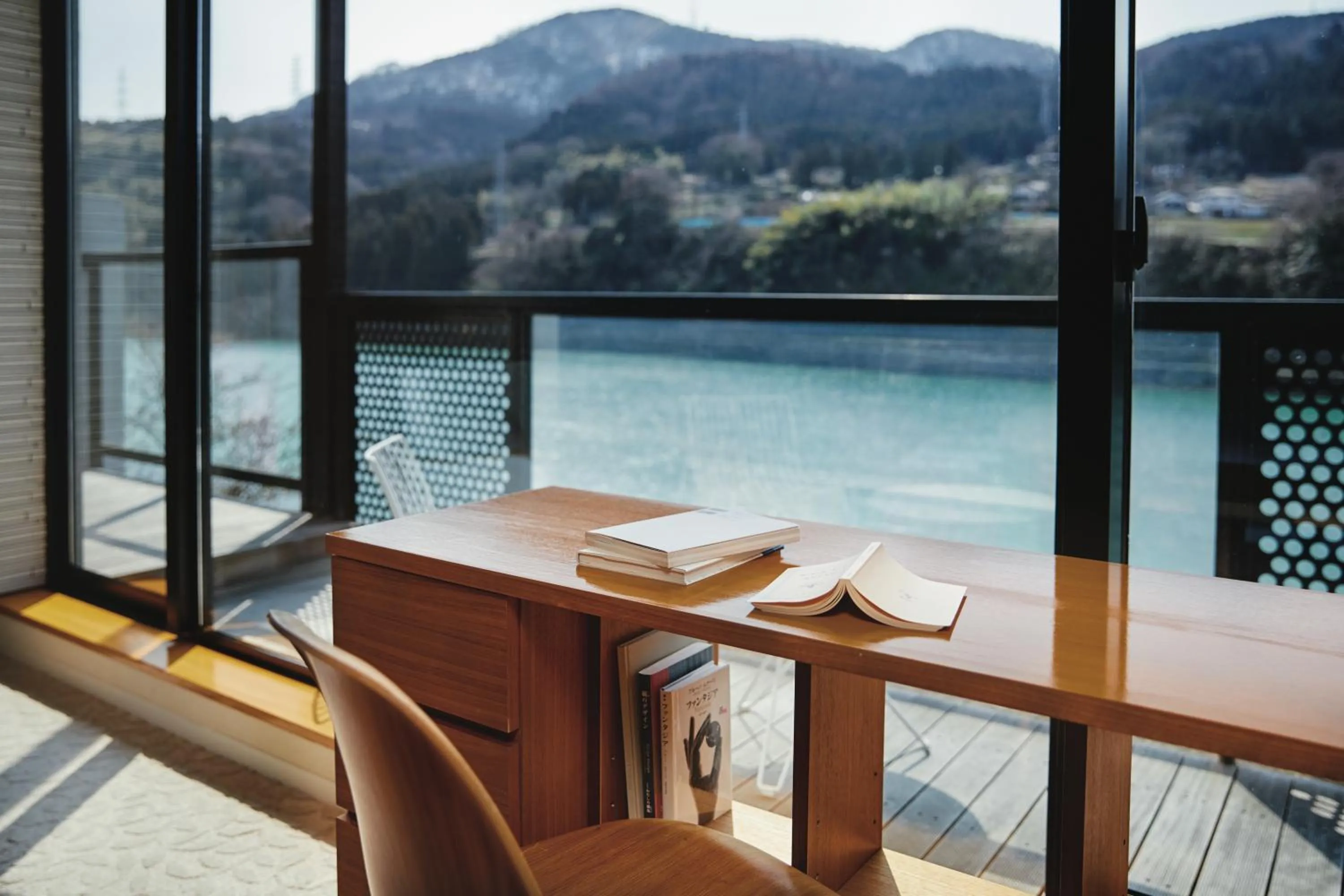 Balcony/Terrace in River Retreat Garaku
