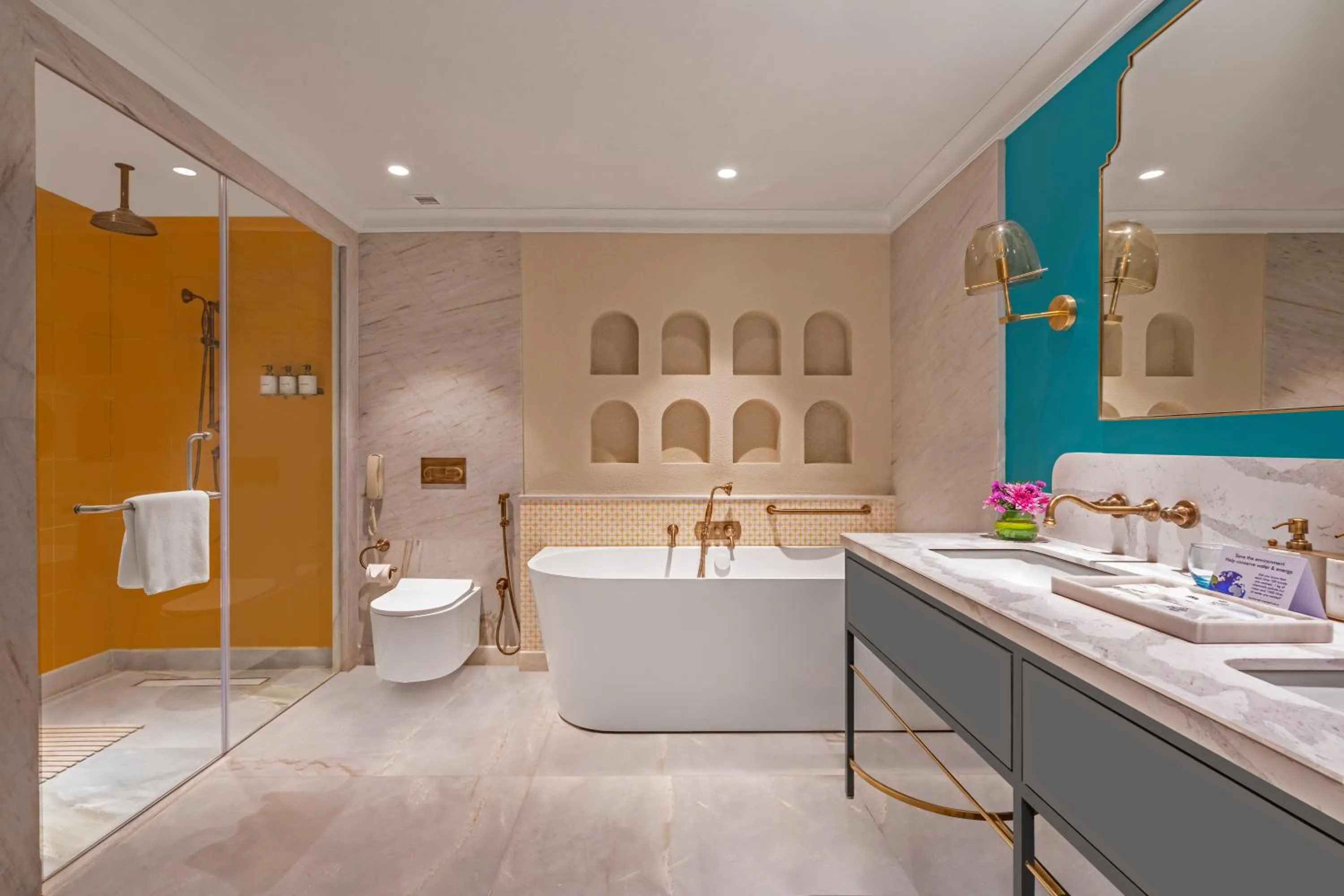 Shower in Aloha On The Ganges by Leisure Hotels