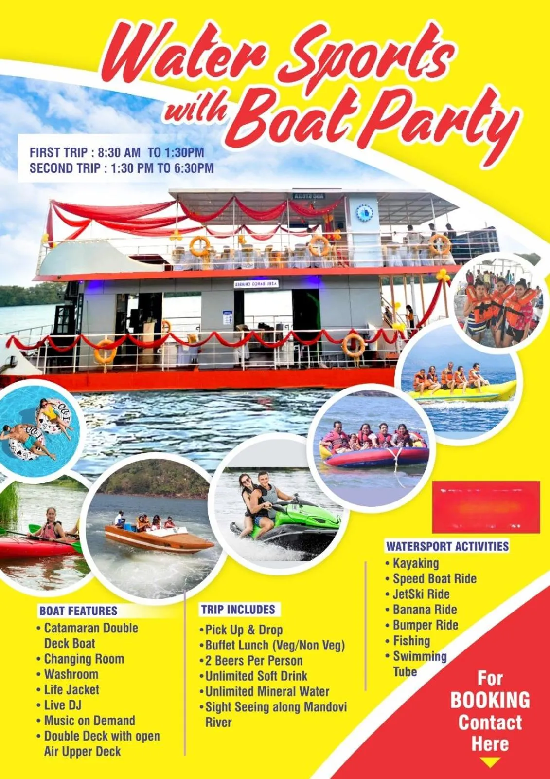 Activities in Tropical Beach Walk