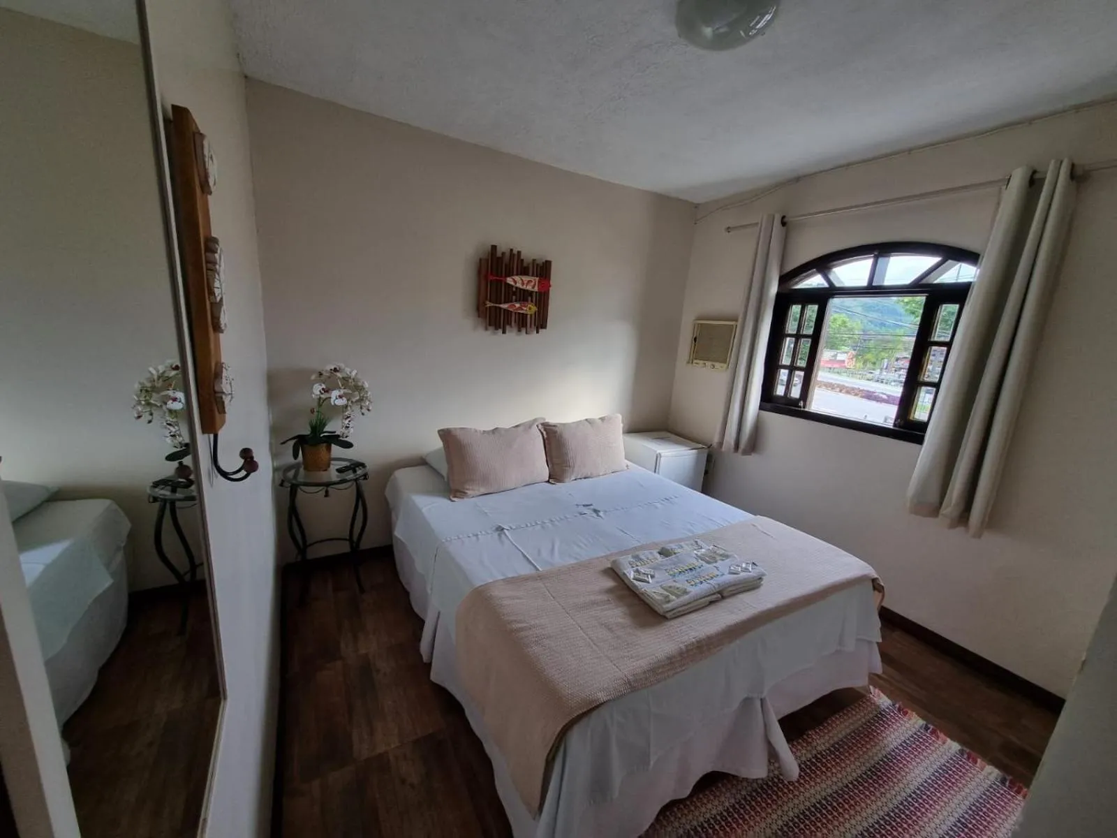Bed in Pousada Tuiuiu