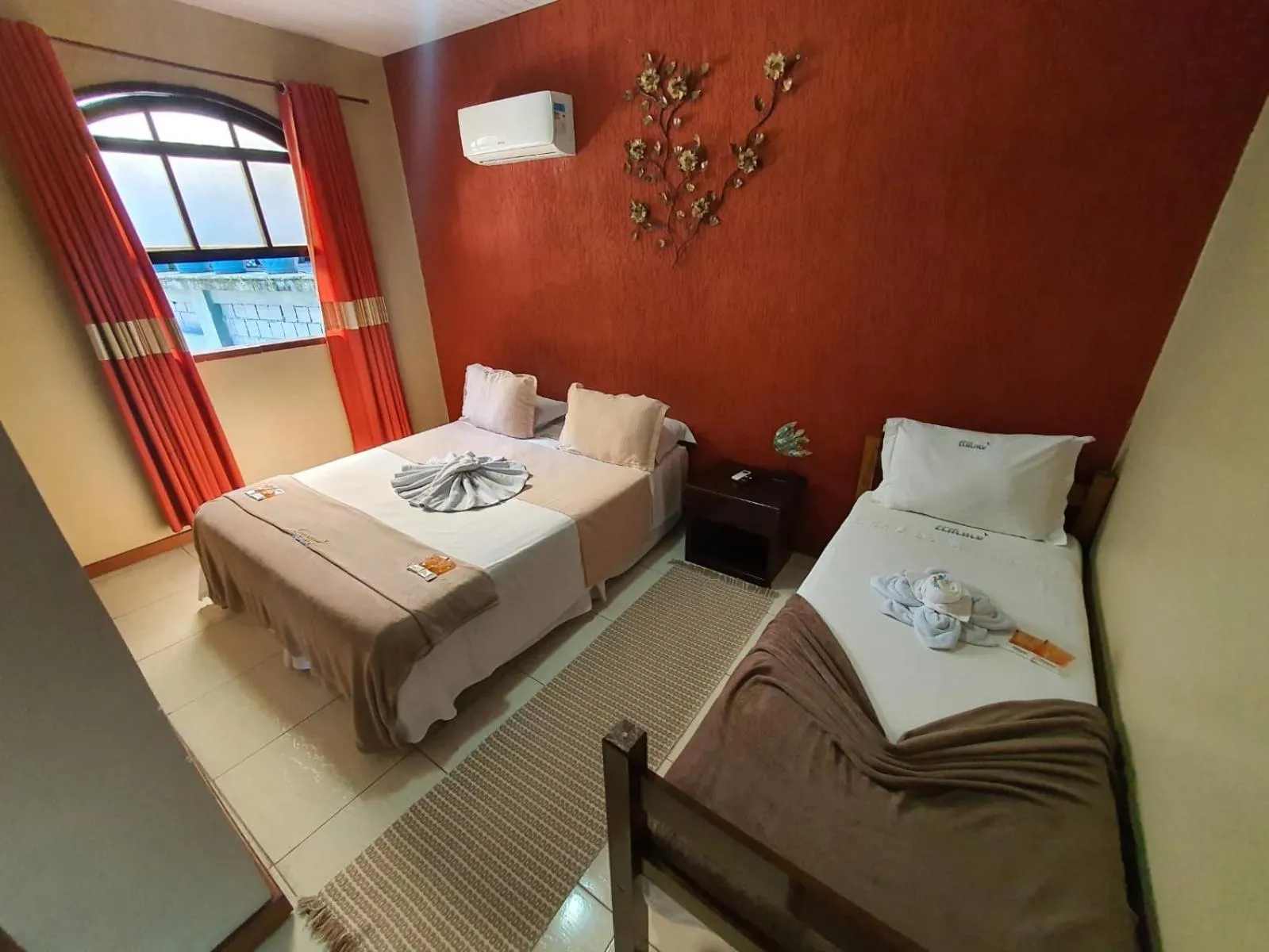 Bed in Pousada Tuiuiu