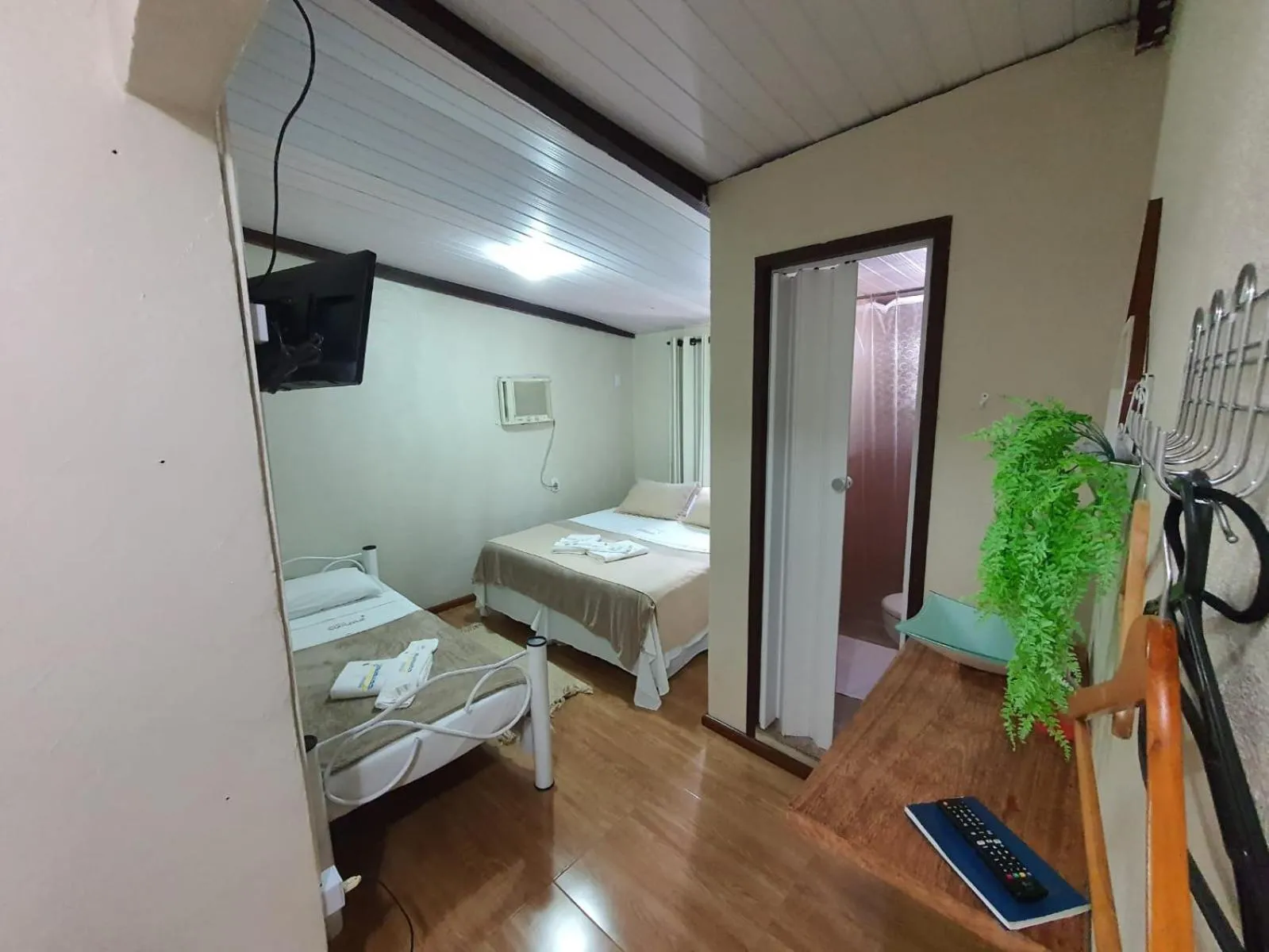 Bed in Pousada Tuiuiu