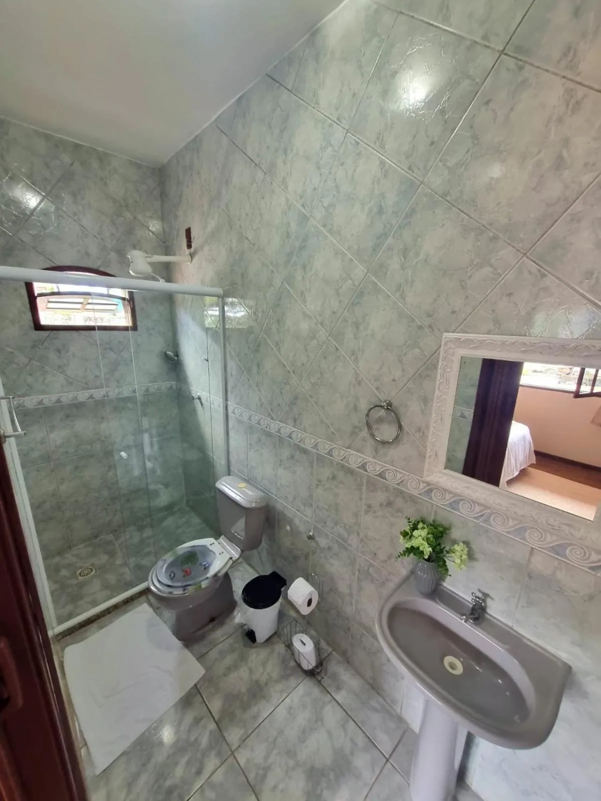 Shower in Pousada Tuiuiu