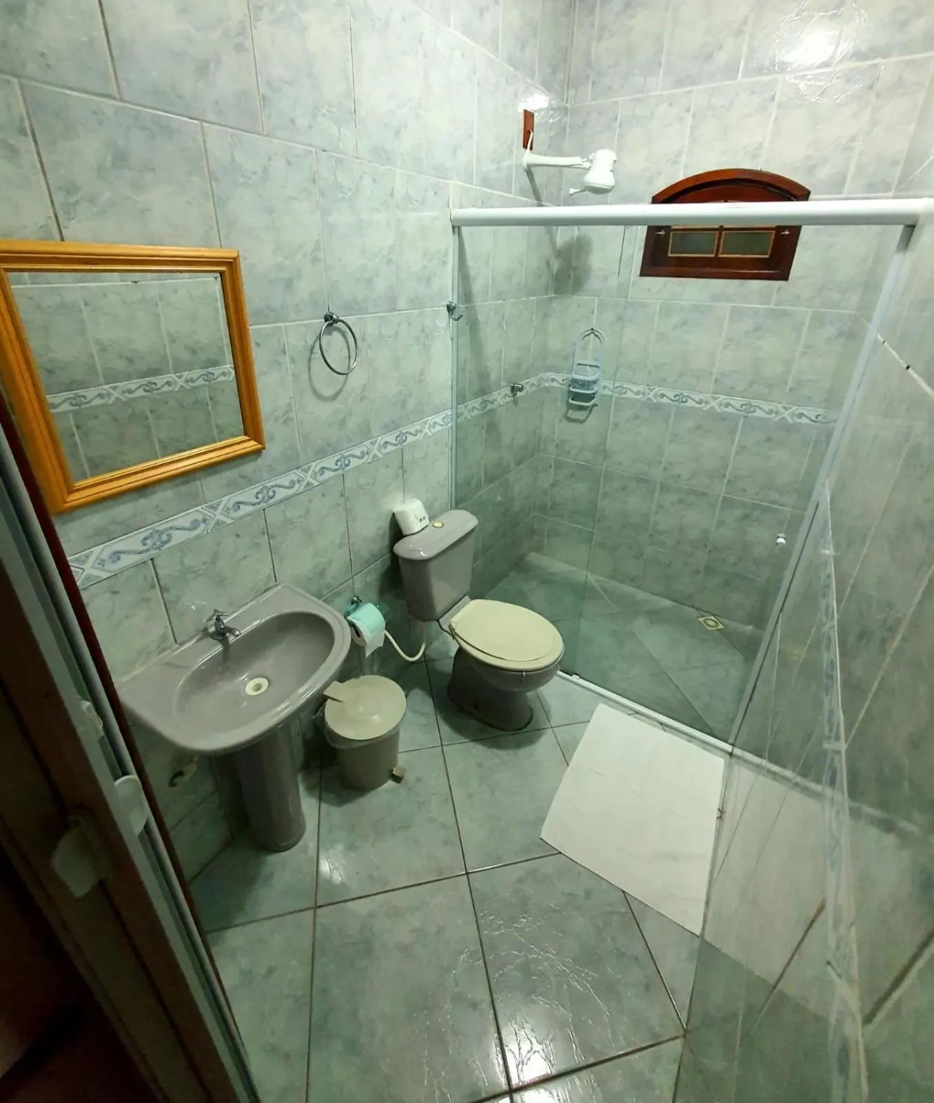 Shower in Pousada Tuiuiu