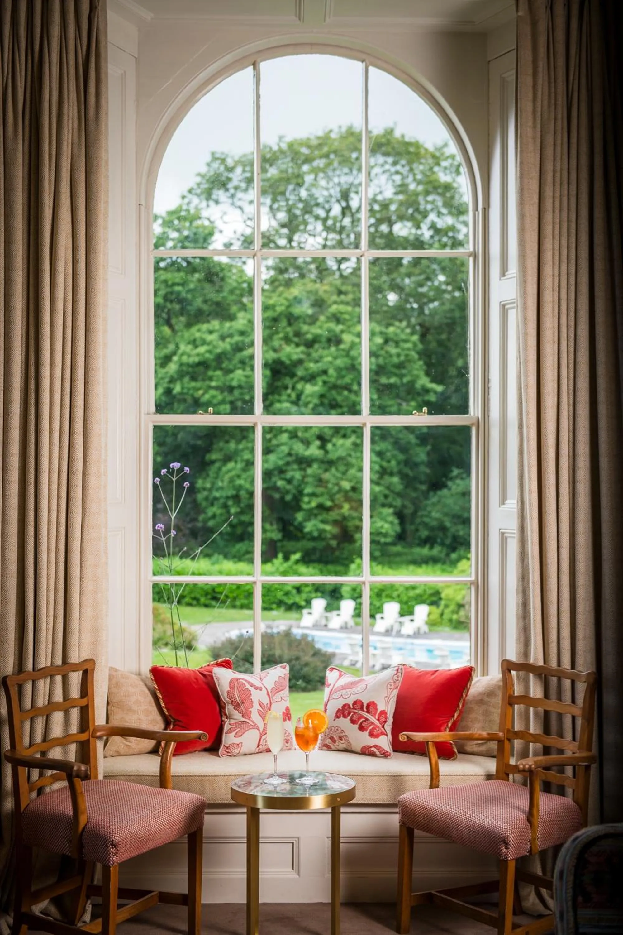 Drinks in Ballymaloe House Hotel