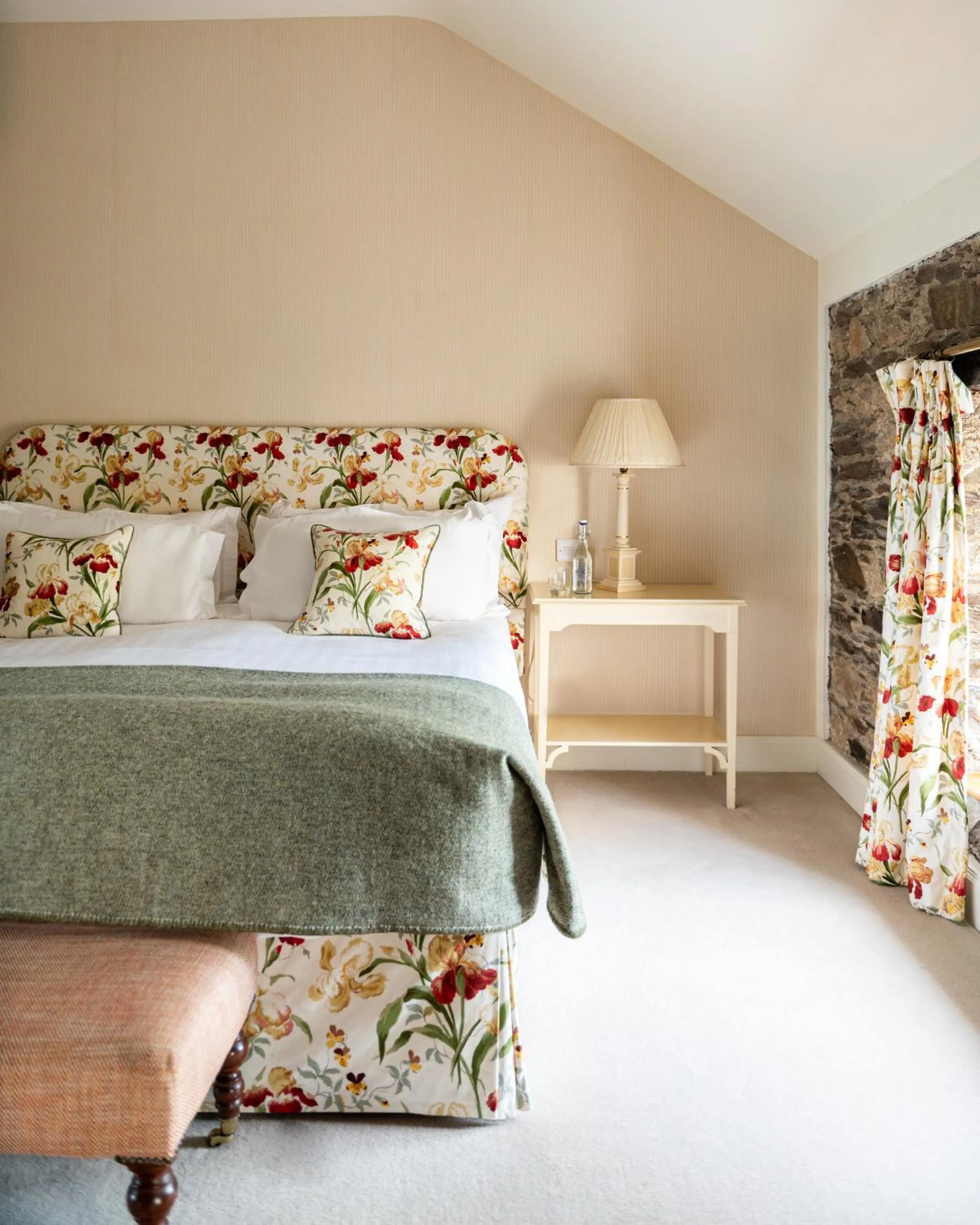 Bed in Ballymaloe House Hotel