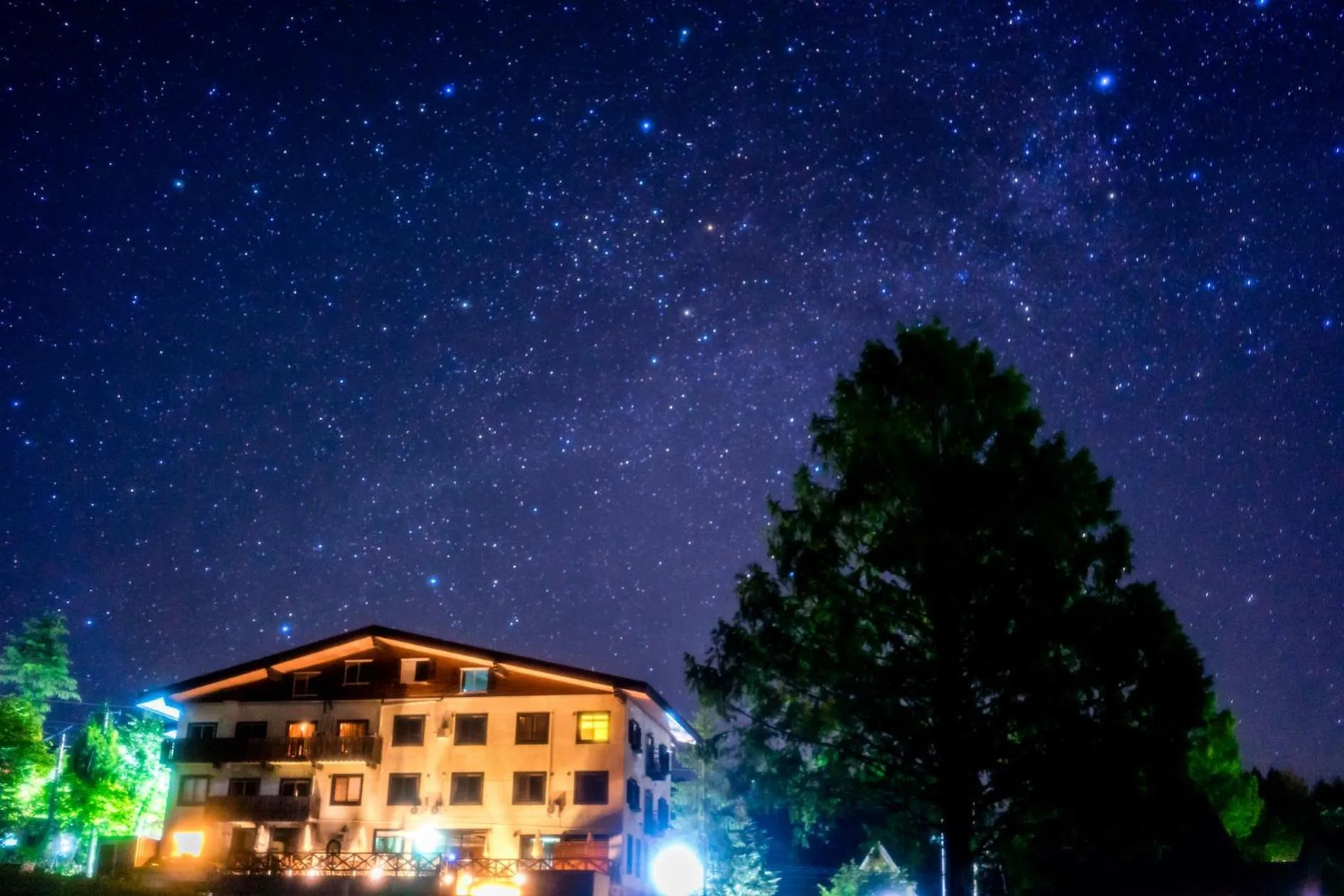 Property building in Hotel Hakuba Berghaus