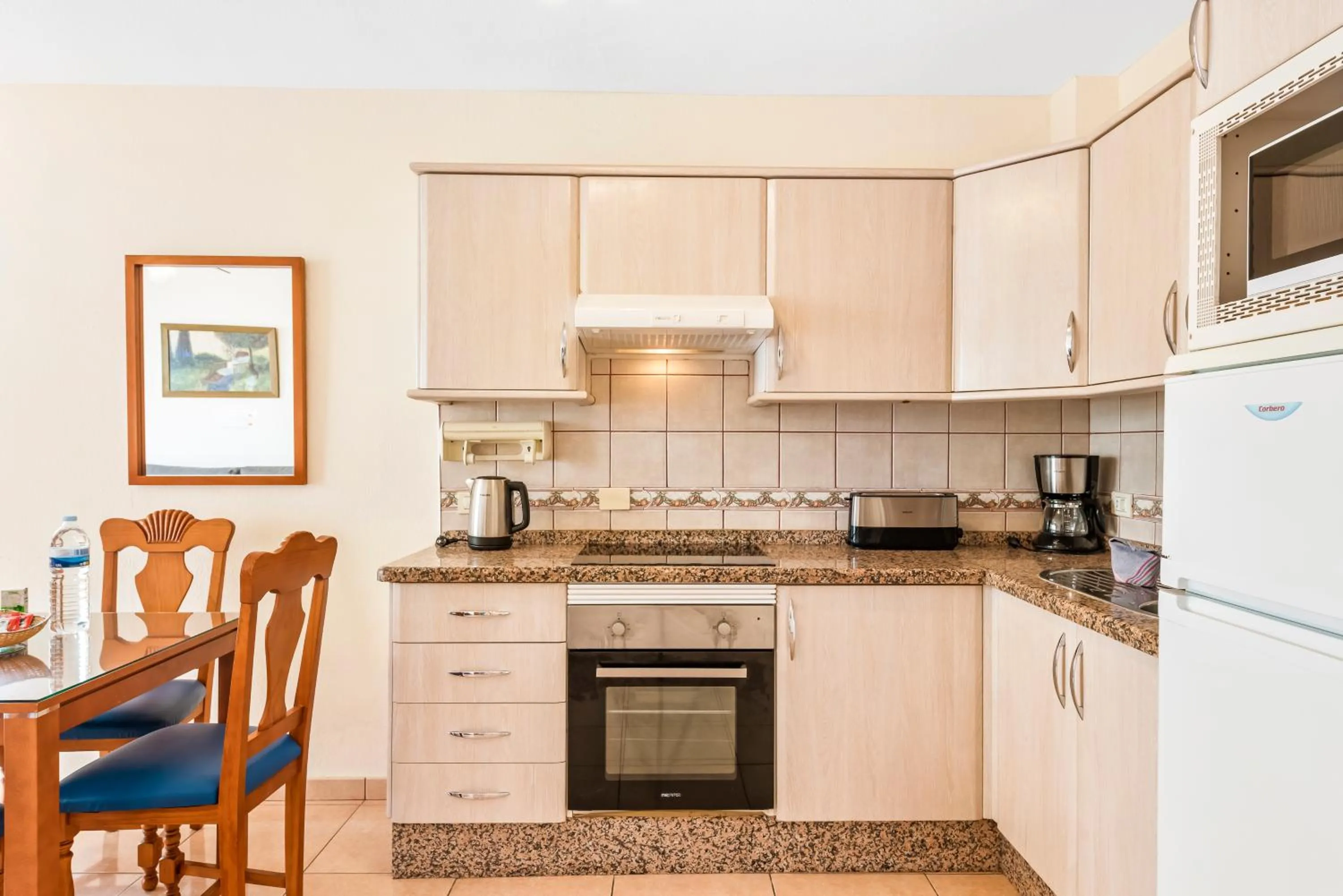 kitchen in Club Tenerife Apartments