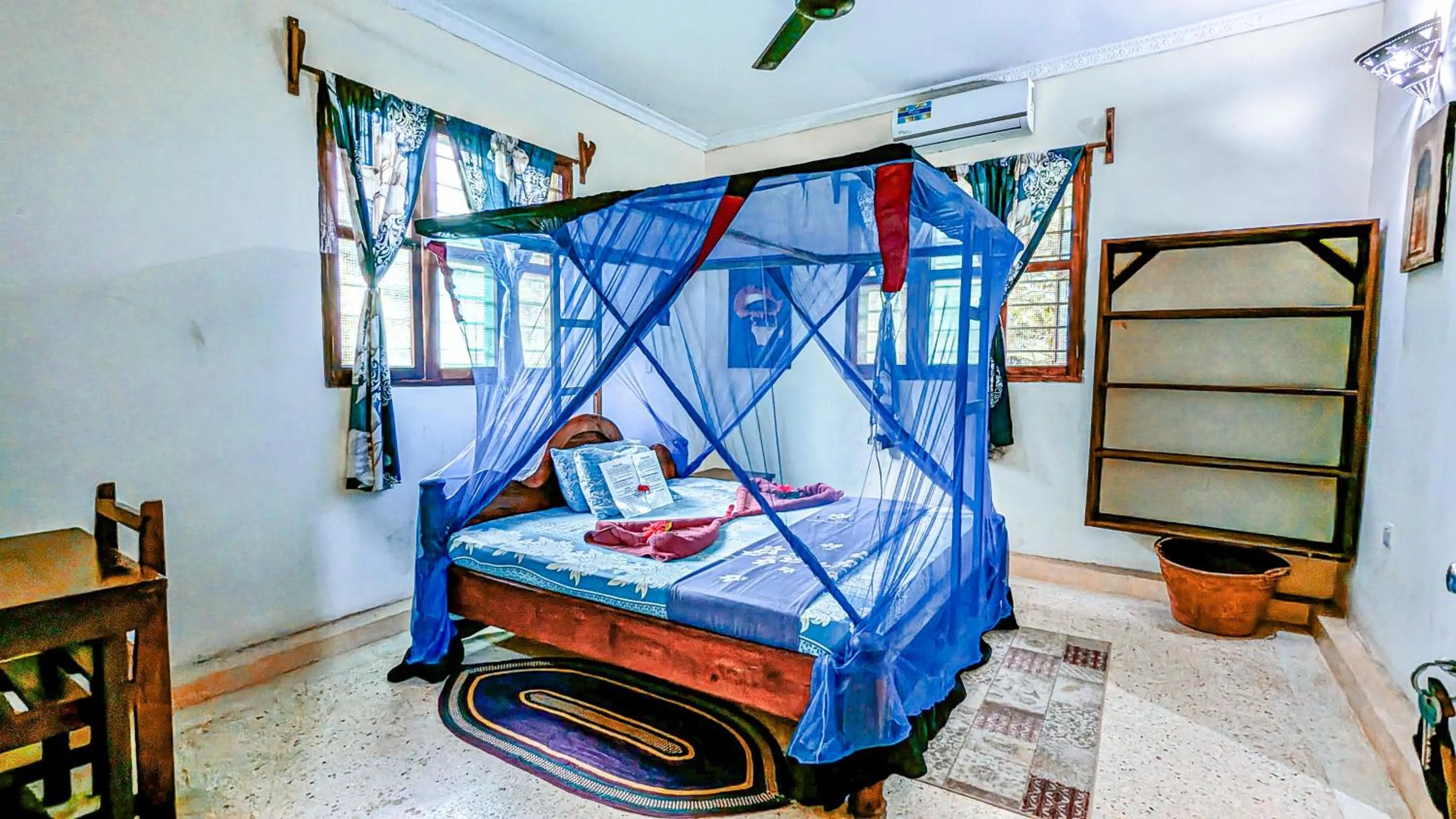 Garden view in Mwana House