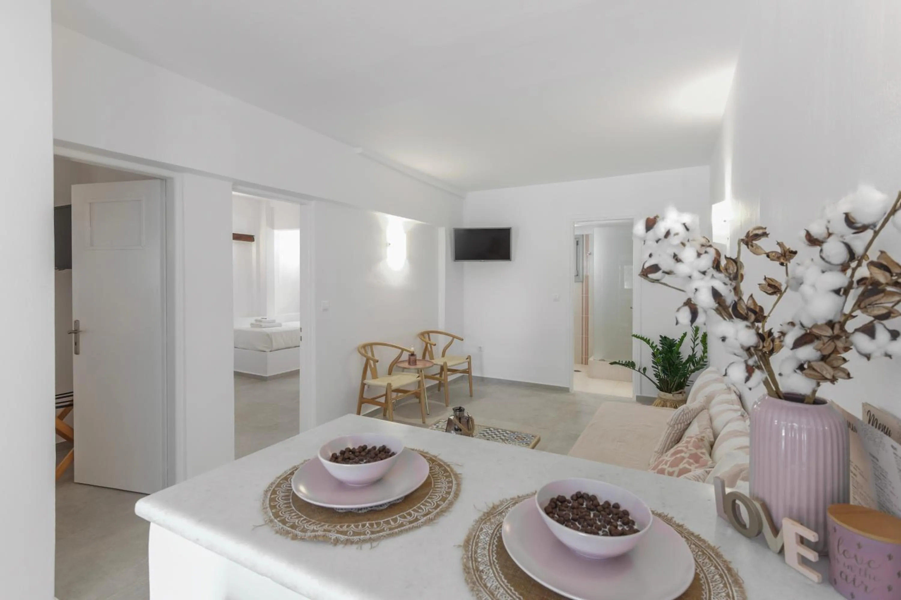 Kitchen or kitchenette in Margarita Studios Ambelas