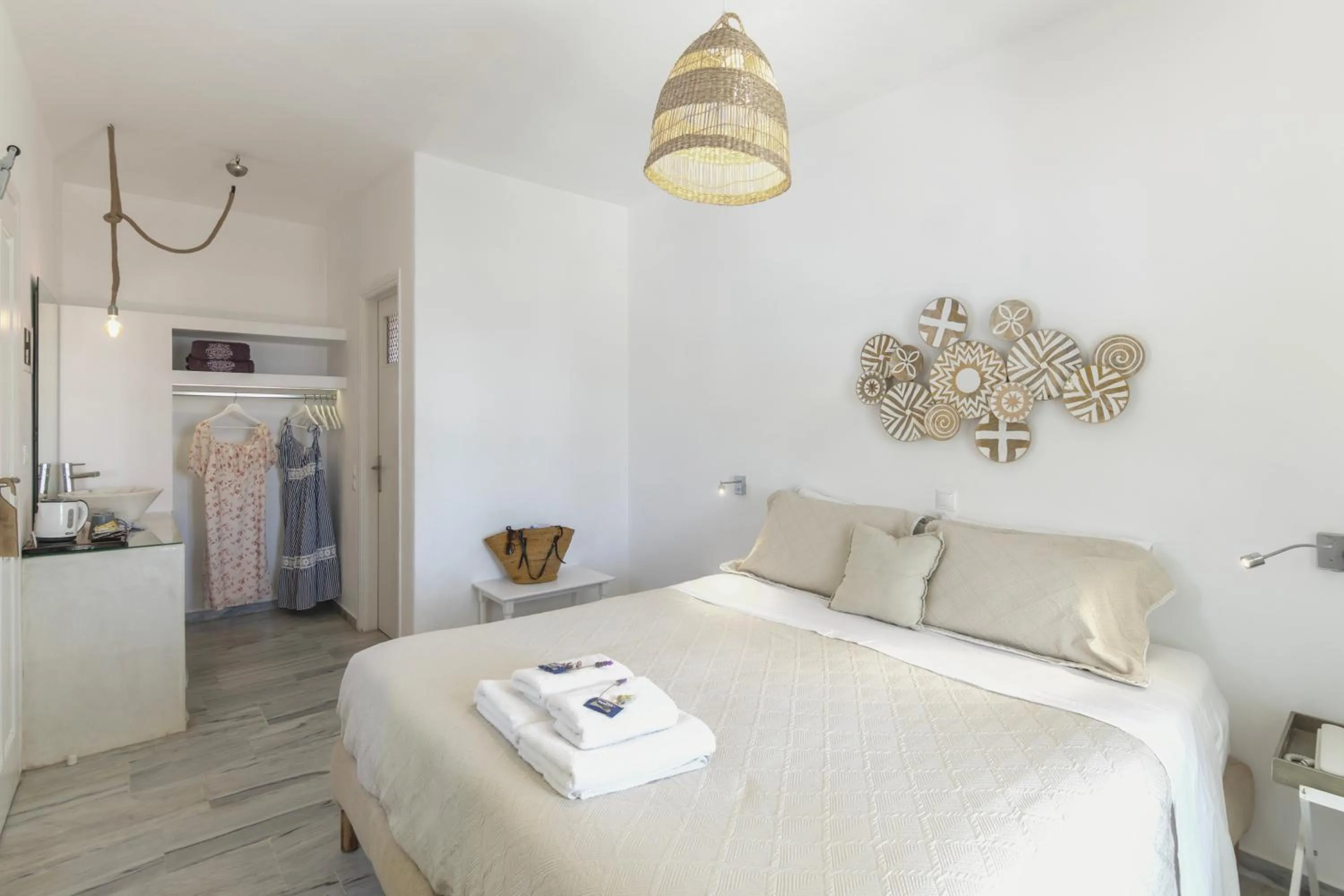 Bed in Margarita Studios Ambelas