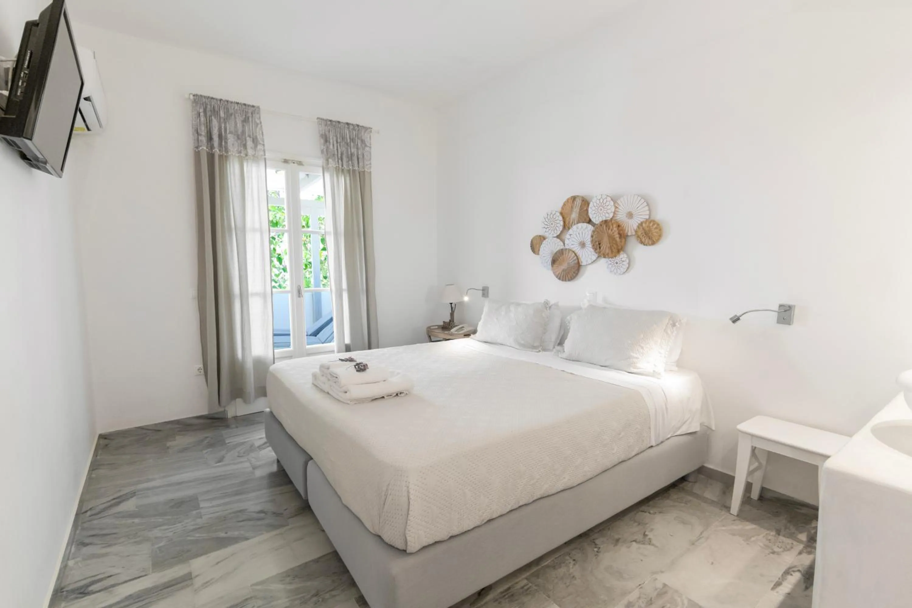 Bed in Margarita Studios Ambelas