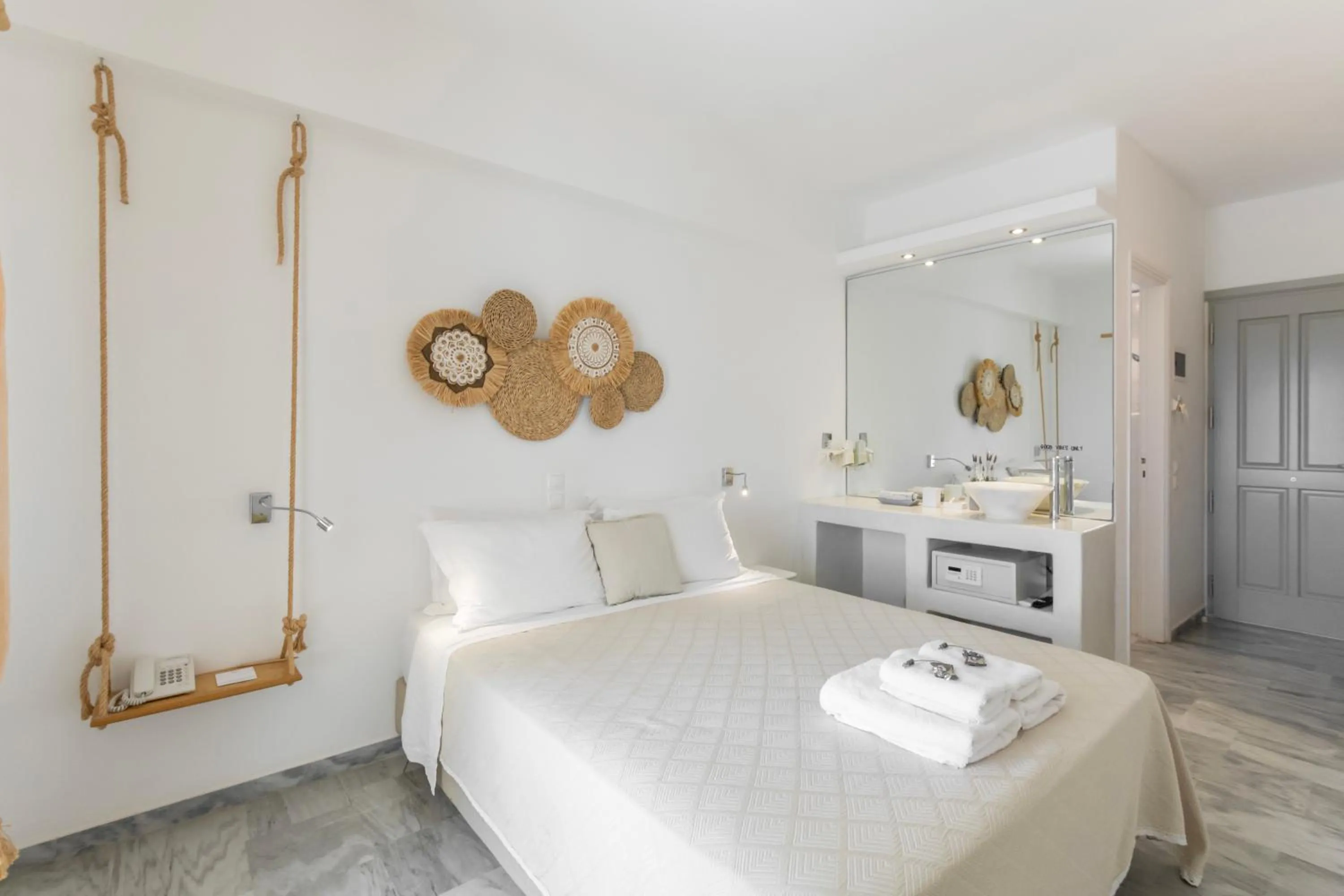 Bed in Margarita Studios Ambelas